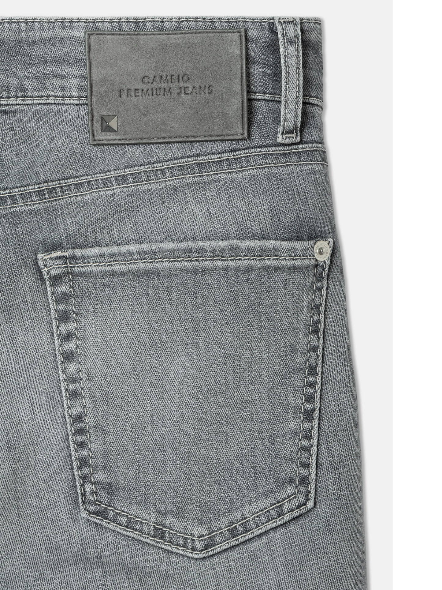 CAMBIO Paris Flared Jeans Grijs – HR Superstretch Denim