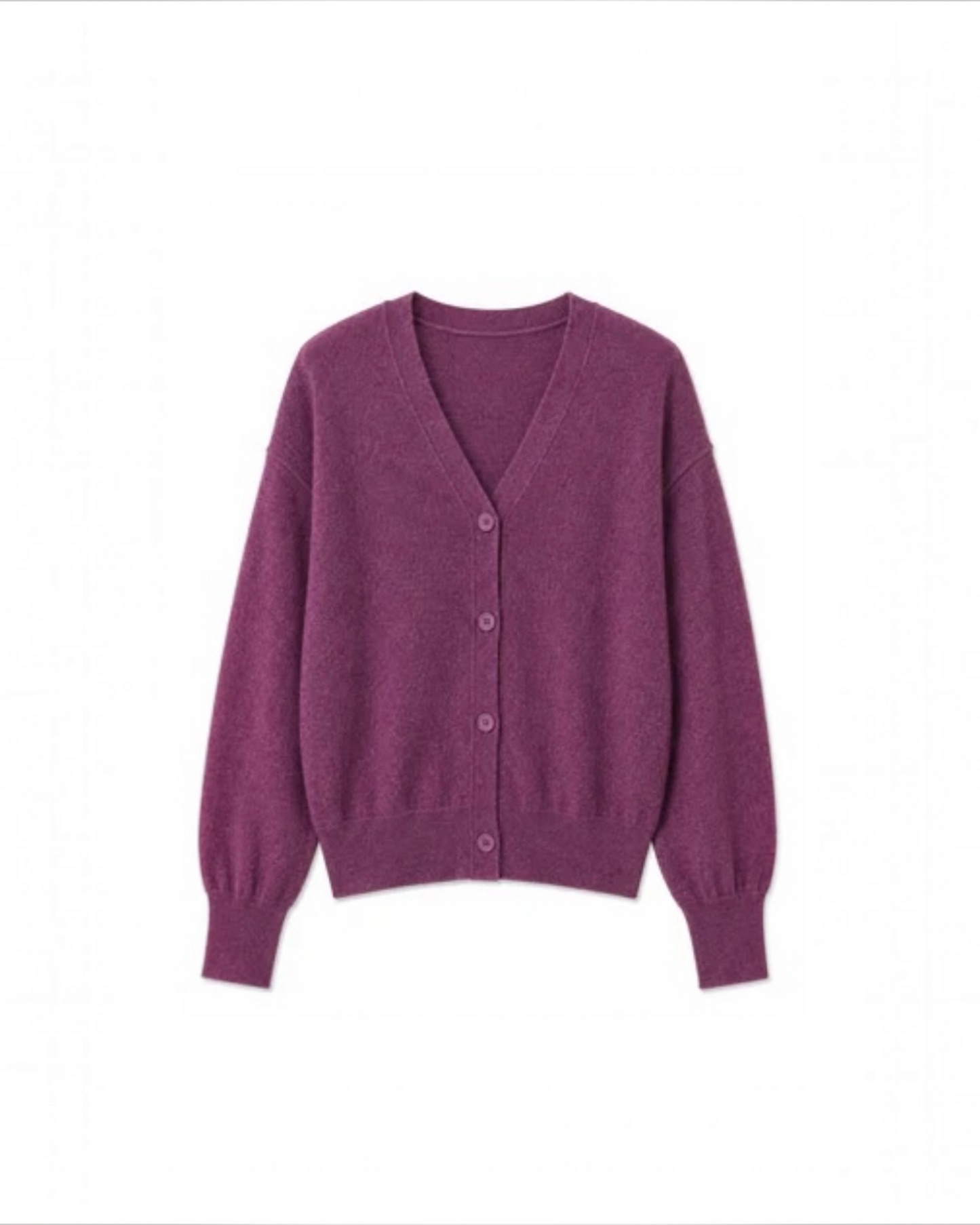 TWNS The Label Aspen cardigan wijnrood – zachte gebreide damesvest