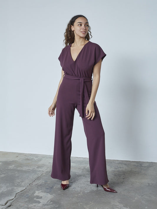 Sisterspoint - jumpsuit GIRL.JU-V bordeaux