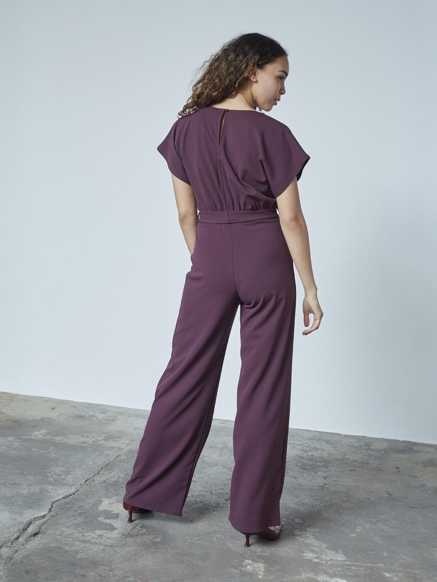 Sisterspoint - jumpsuit GIRL.JU-V bordeaux