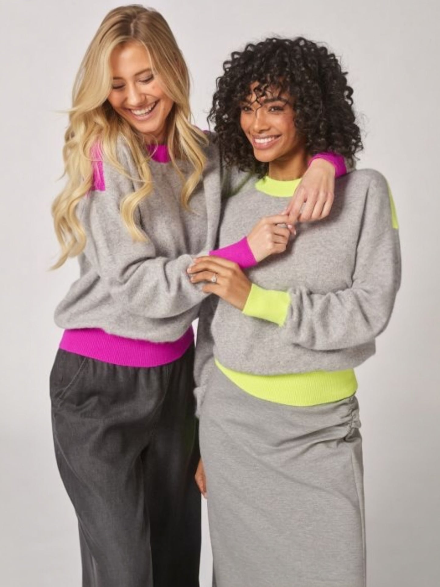 LALOTTI - pull GIGA grey purple