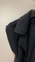 Afbeelding in Gallery-weergave laden, Mouwloze zwarte vest met lint FARAH
