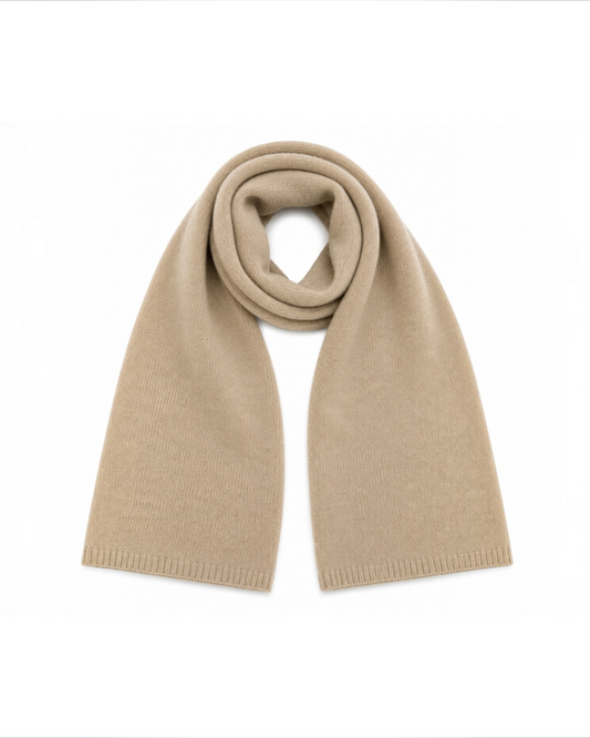 TWNS THE LABEL Vail Sjaal greige| Luxe Raccoon Blend Dames