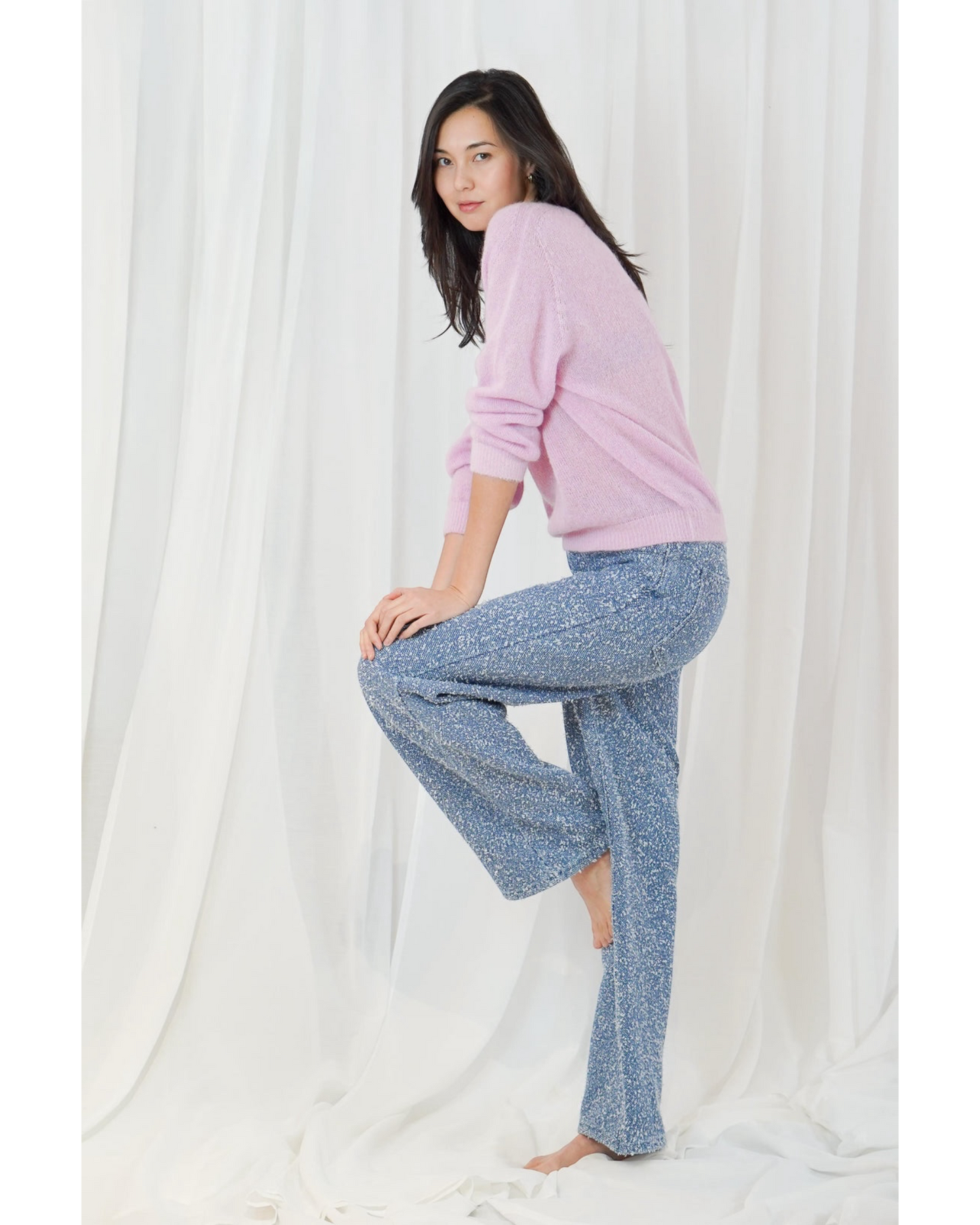 TWNS THE LABEL Sanibel Pullover Bubblegum | Zachte Alpaca Trui Roze