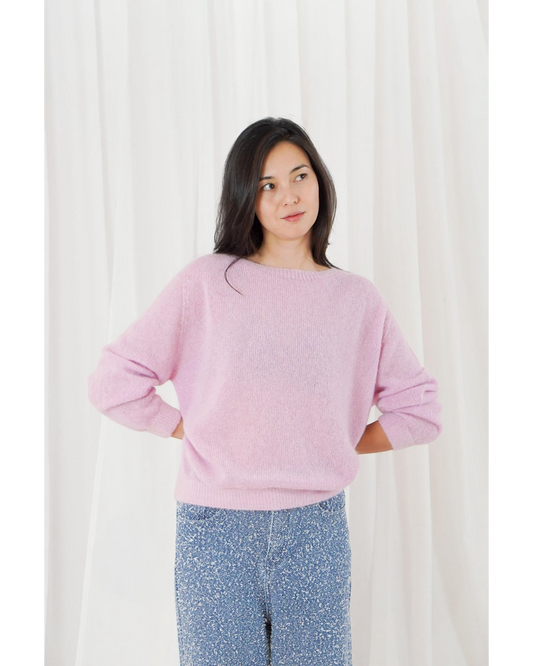 TWNS THE LABEL Sanibel Pullover Bubblegum | Zachte Alpaca Trui Roze