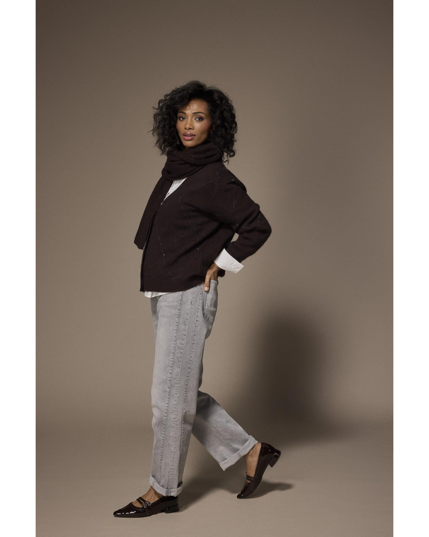 Lalotti Jacob Barrel Jeans Lichtgrijs – Trendy Barrel Fit Damesjeans