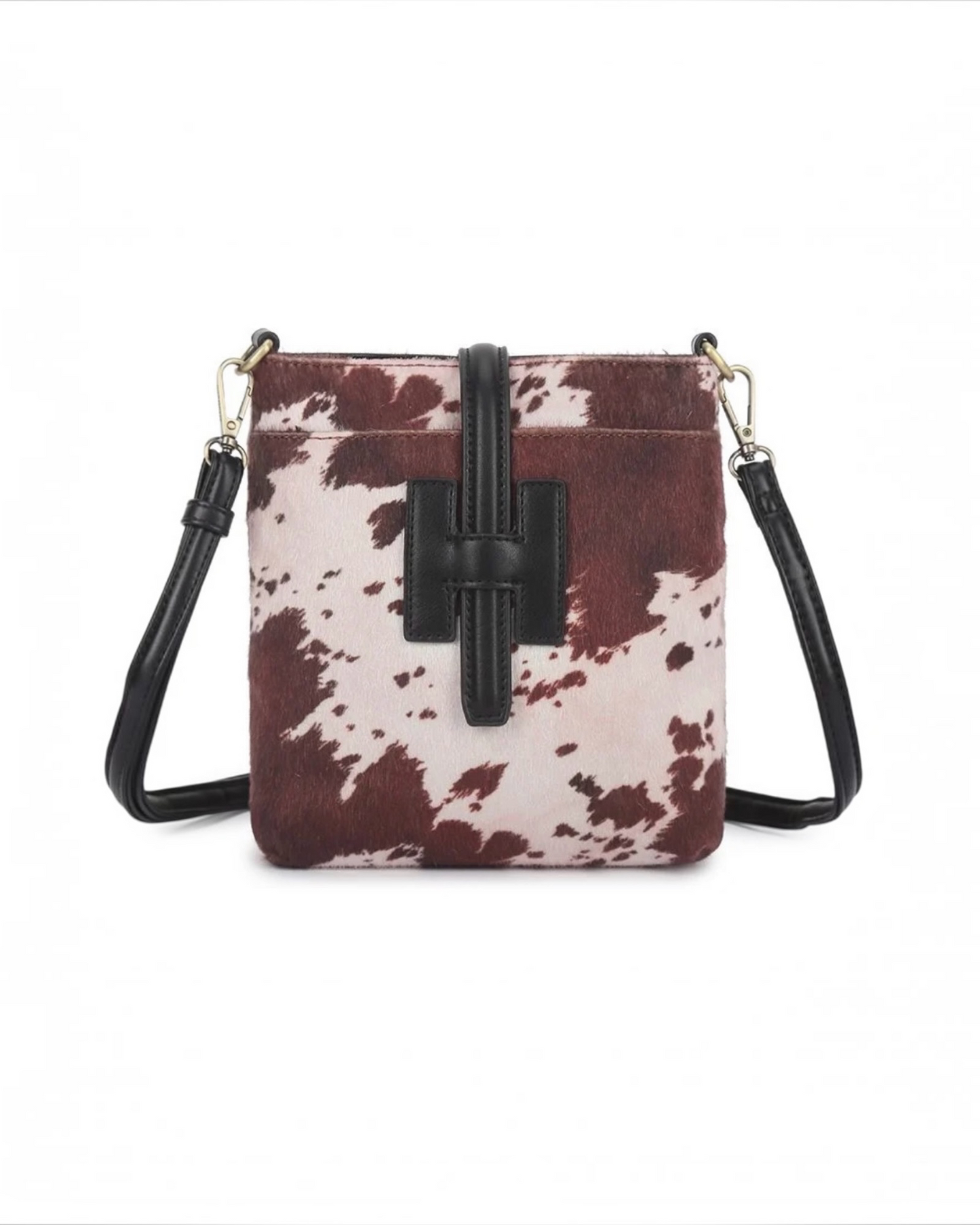 Crossbody tas met teddy vachtprint | Trendy damestas met verstelbare schouderband