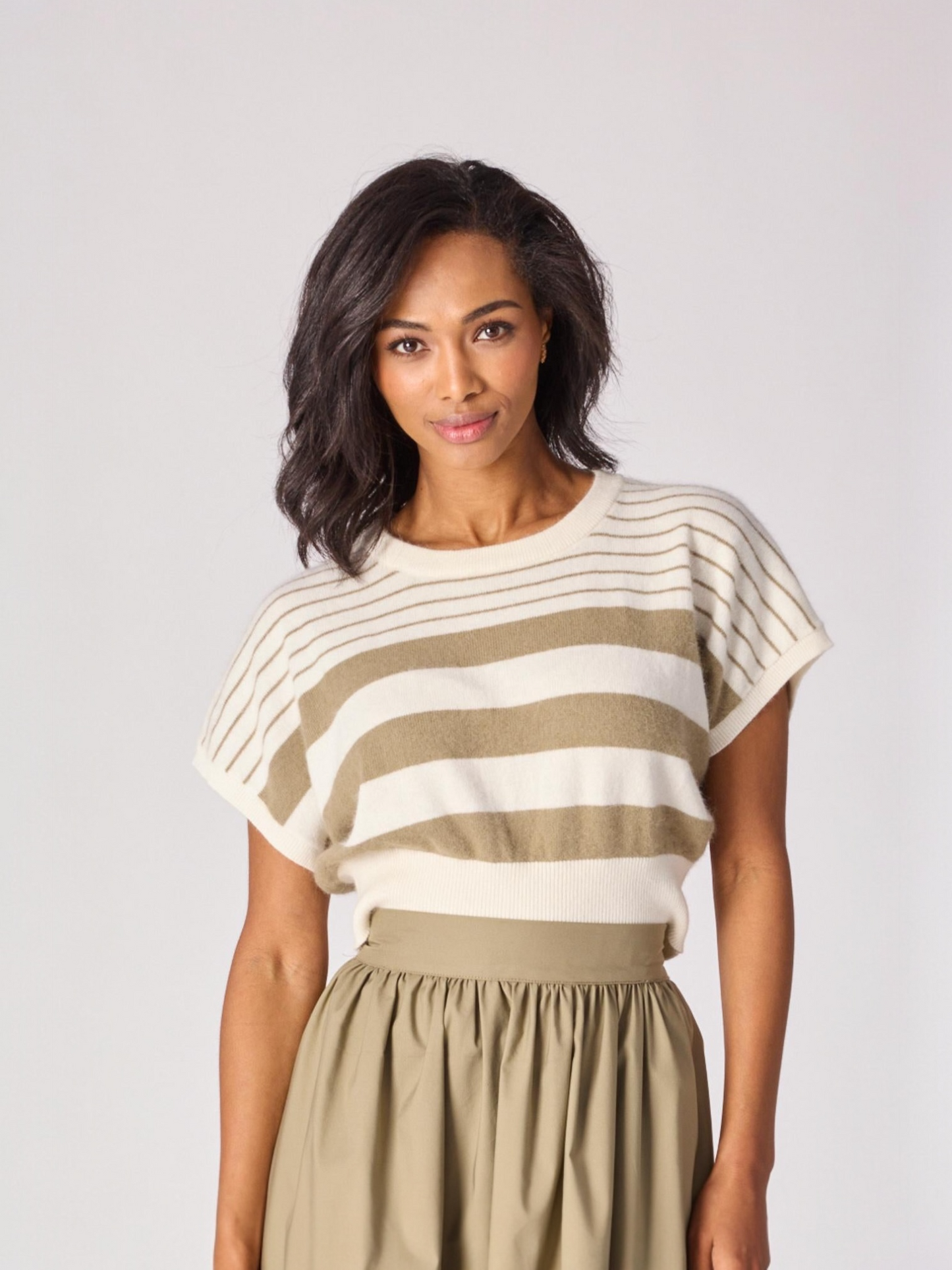 Lalotti - LEV STRIPED pull khaki