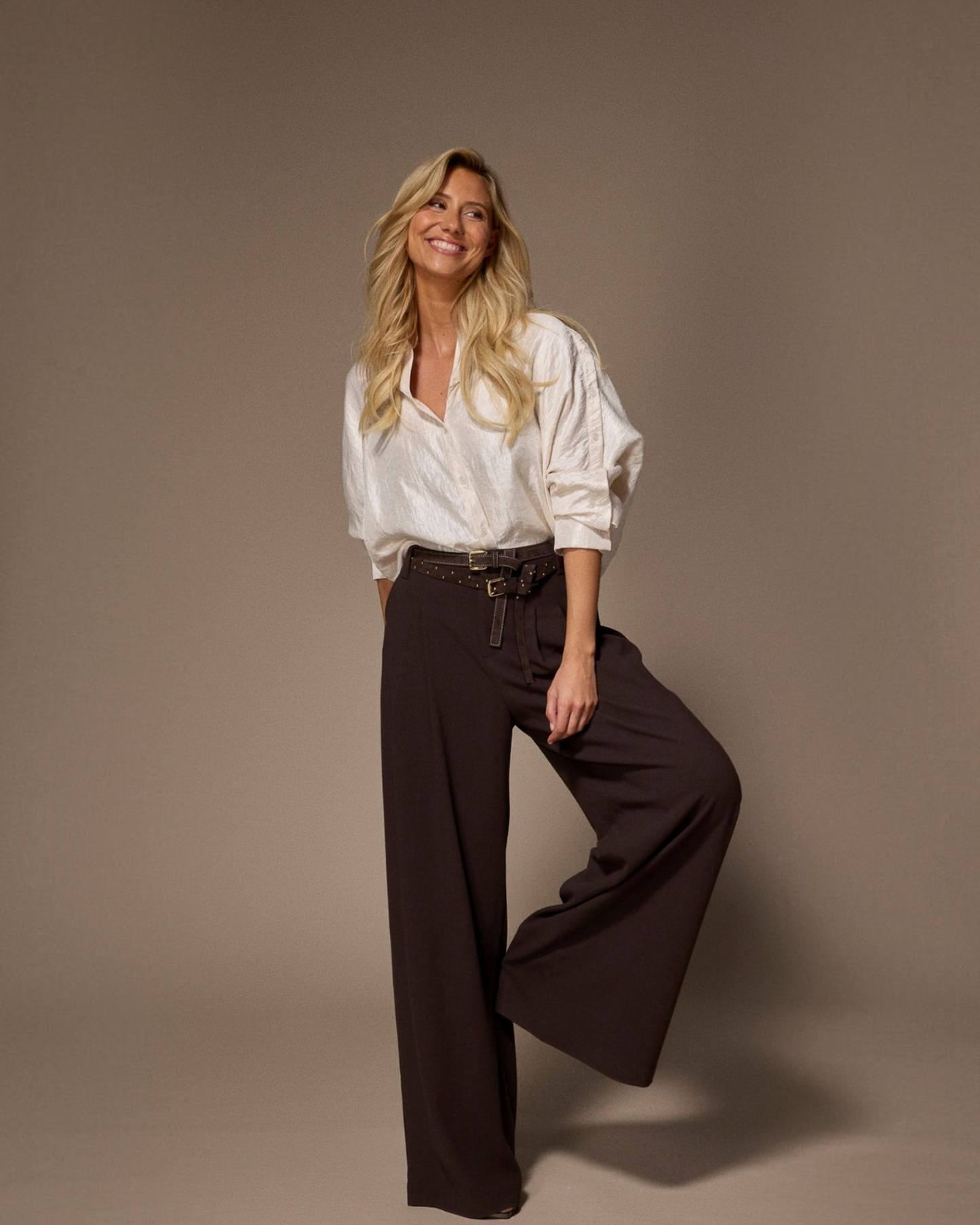 Paulette broek bruin – Lalotti