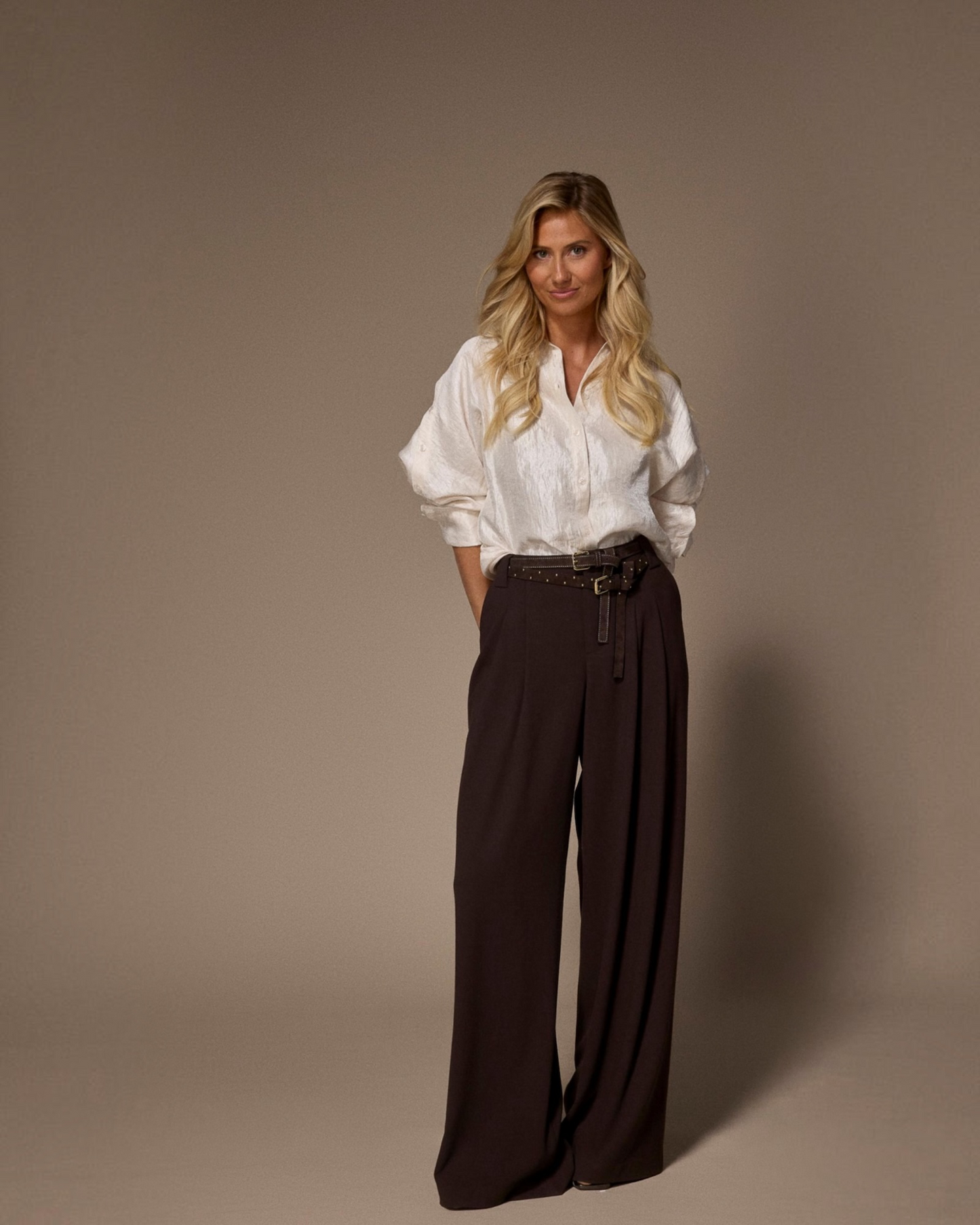 Paulette broek bruin – Lalotti