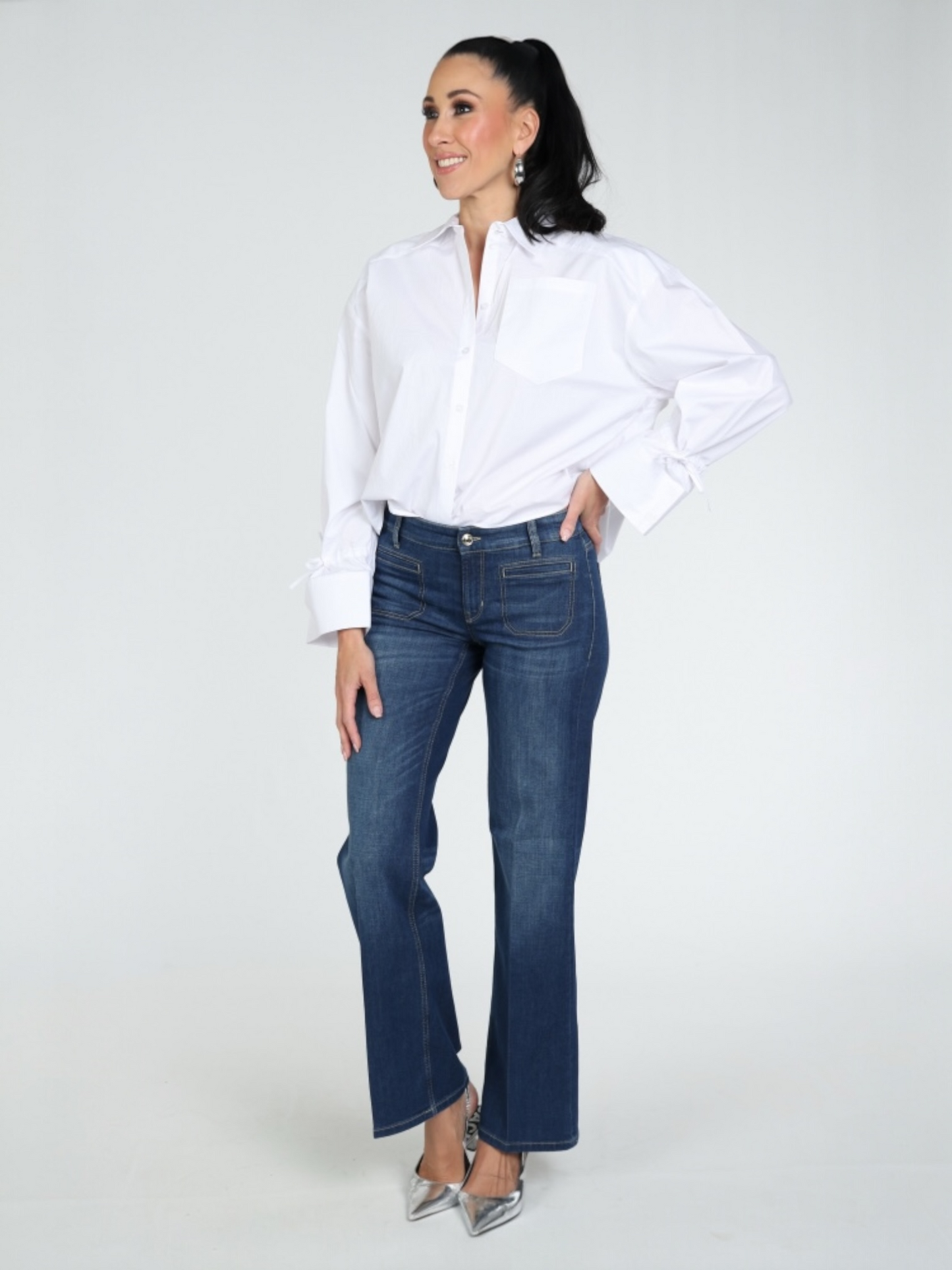 Cambio - jeans TESS - blue denim