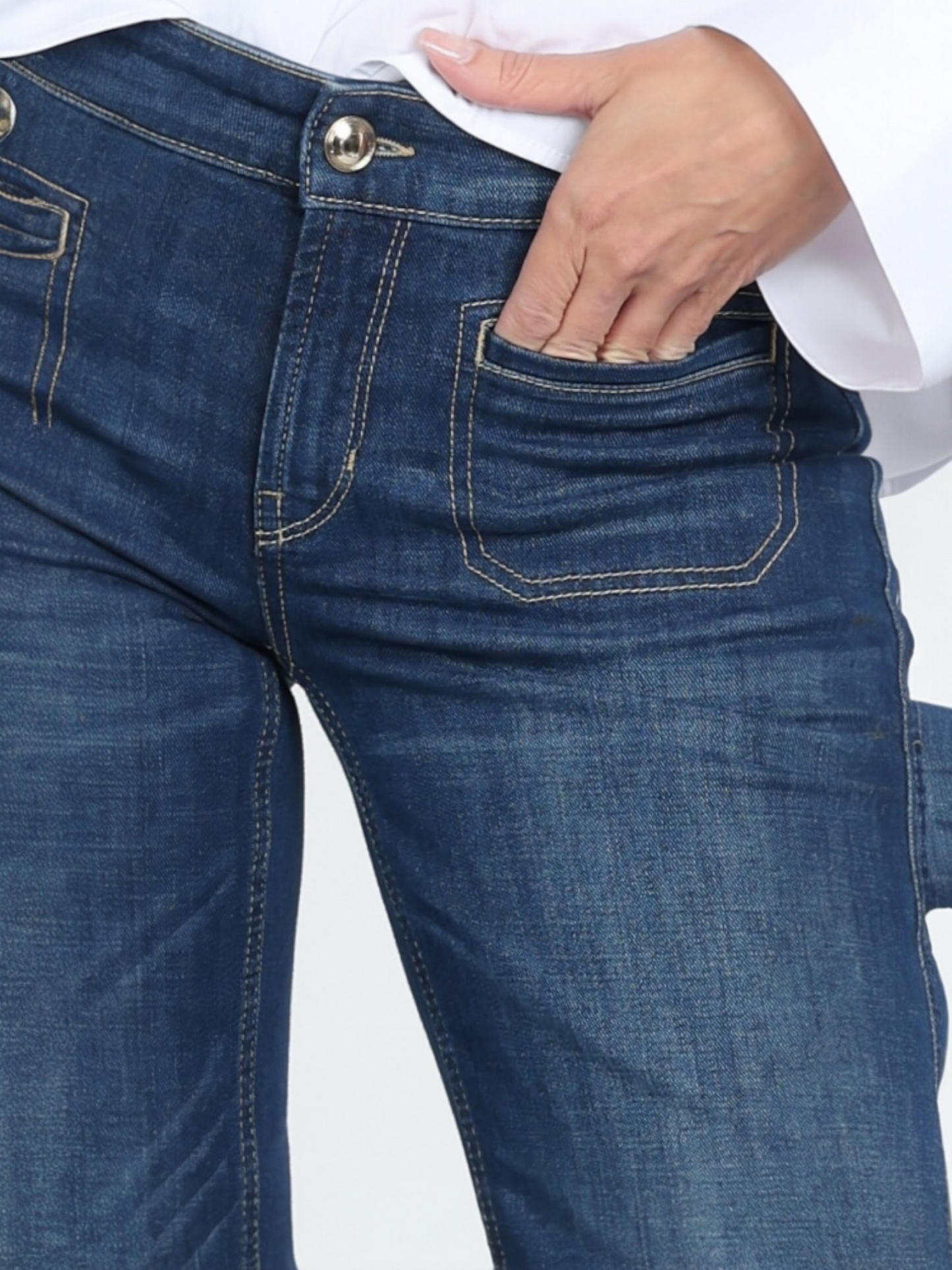 Cambio - jeans TESS - blue denim
