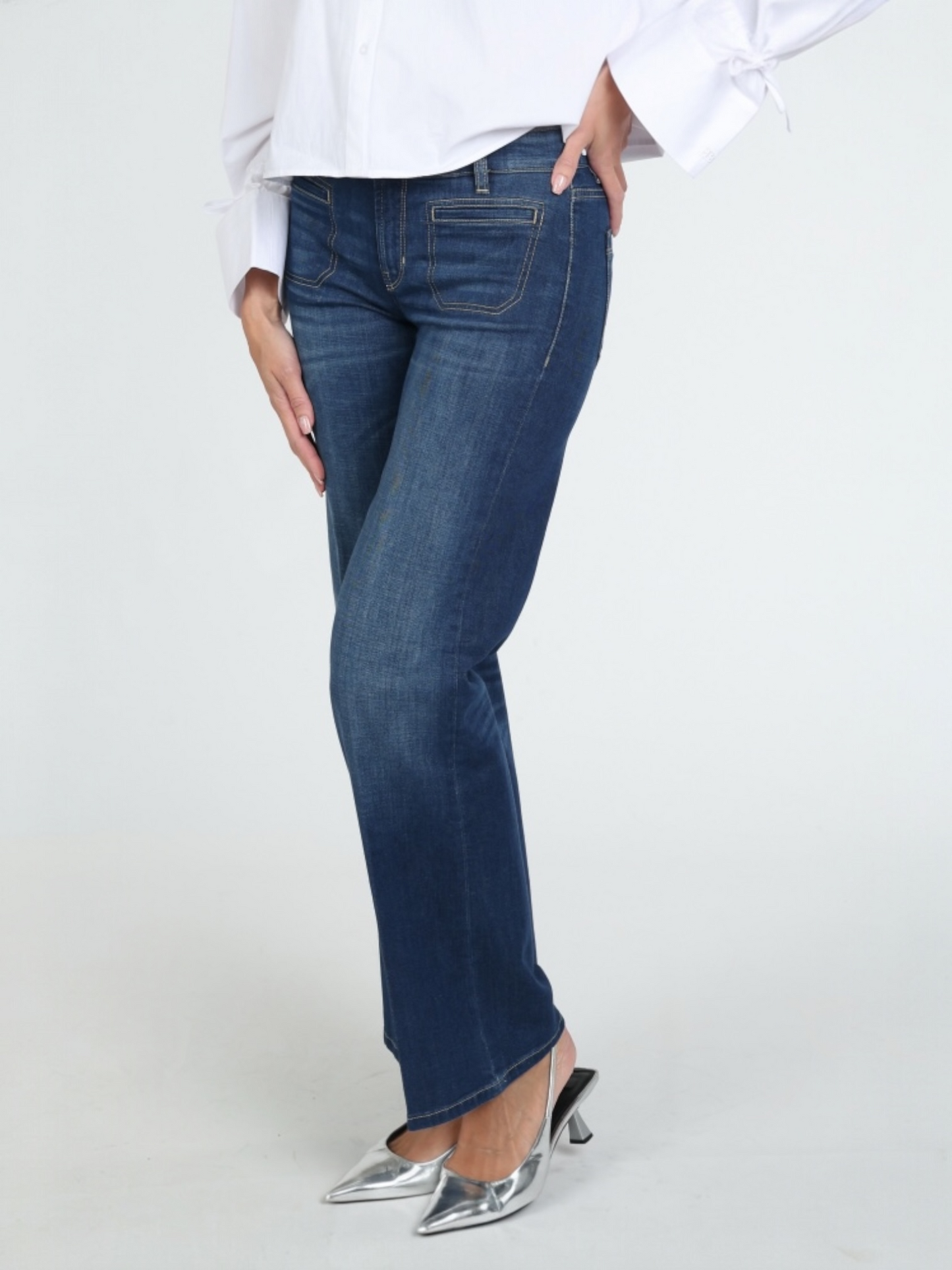Cambio - jeans TESS - blue denim