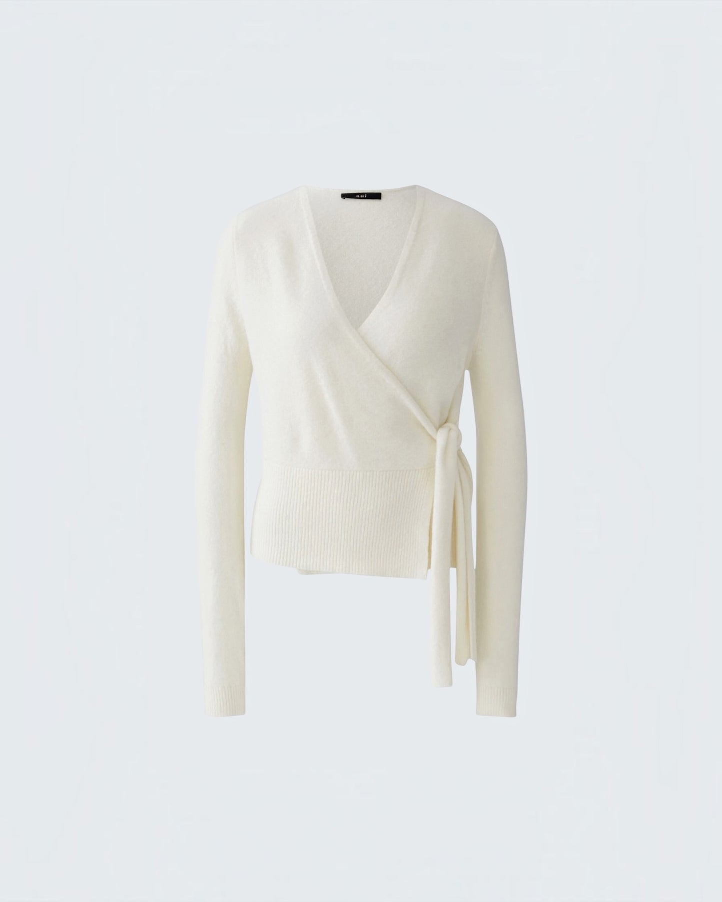 Oui wikkelvest Gardenia – dames trui met striklint