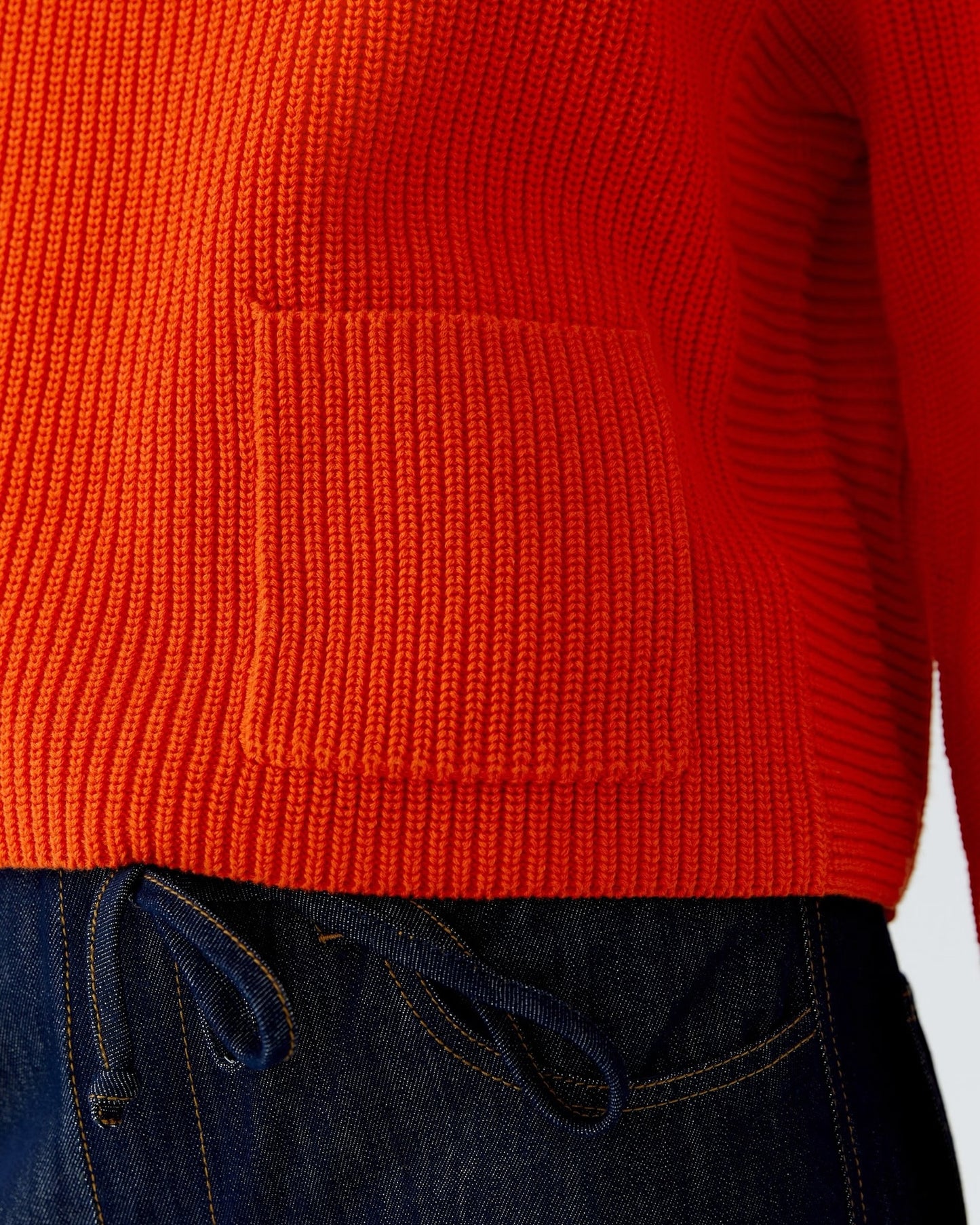 Oui RIYA dames pull oranje – 100% katoen