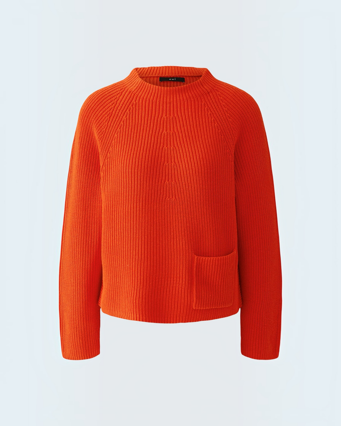 Oui RIYA dames pull oranje – 100% katoen