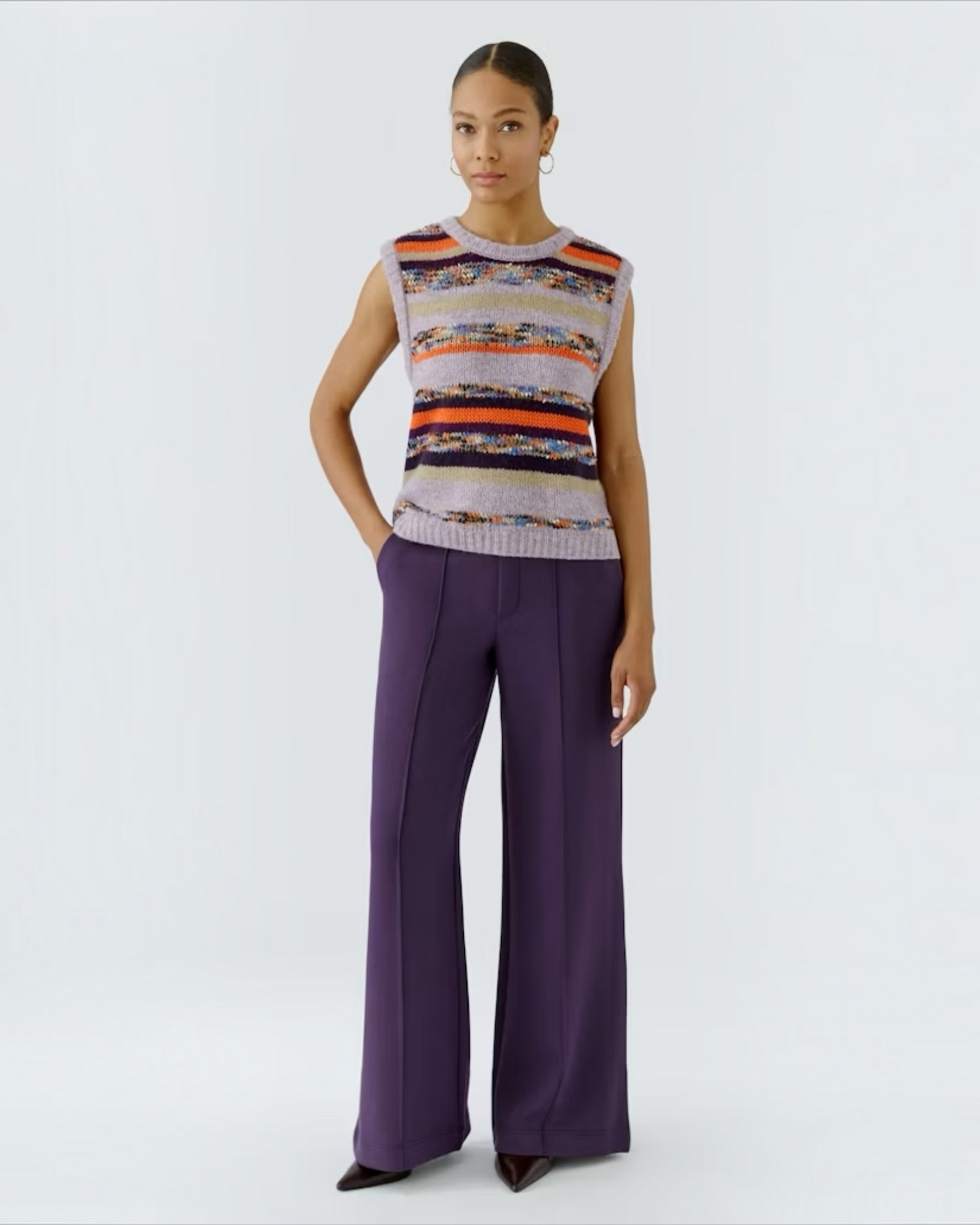 Oui Scuba damesbroek Mysterioso – Wide Leg