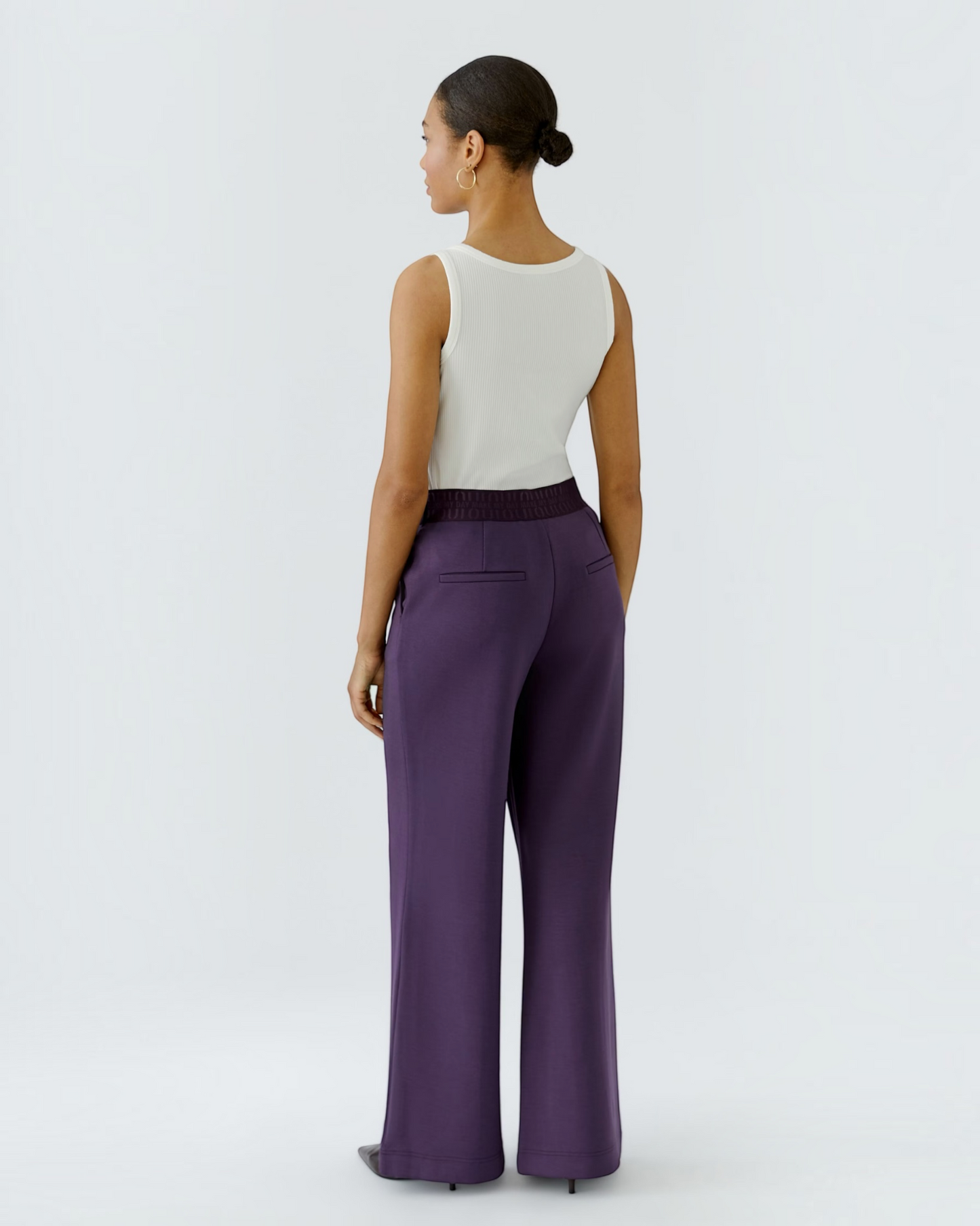 Oui Scuba damesbroek Mysterioso – Wide Leg