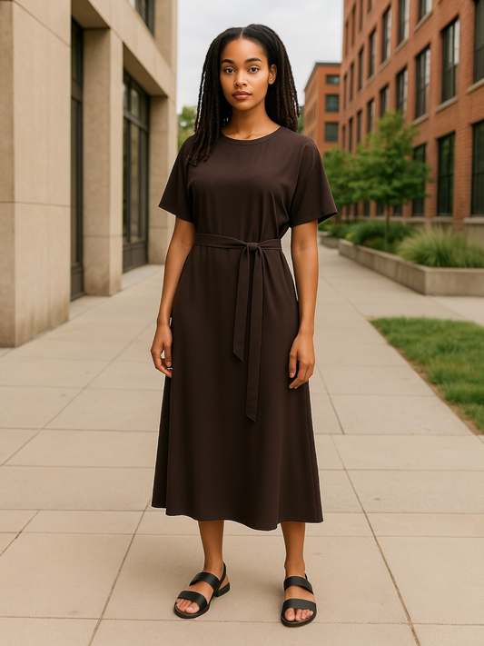Senso - bruin kleedje ESENZA BROWN ( S1564)