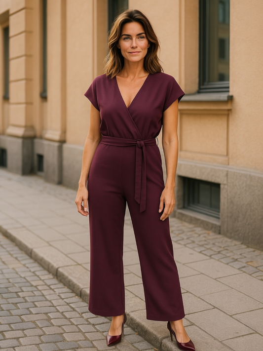 Sisterspoint - jumpsuit GIRL.JU-V bordeaux