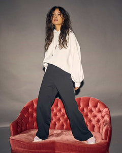 Zwarte losse broek GLUT hoge taille - Sisterspoint