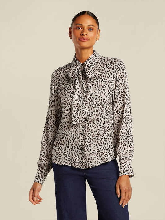 Beaumont - MEREL bloes luipaardprint