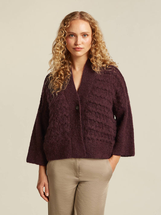 Beaumont - DANY cardigan met knoop