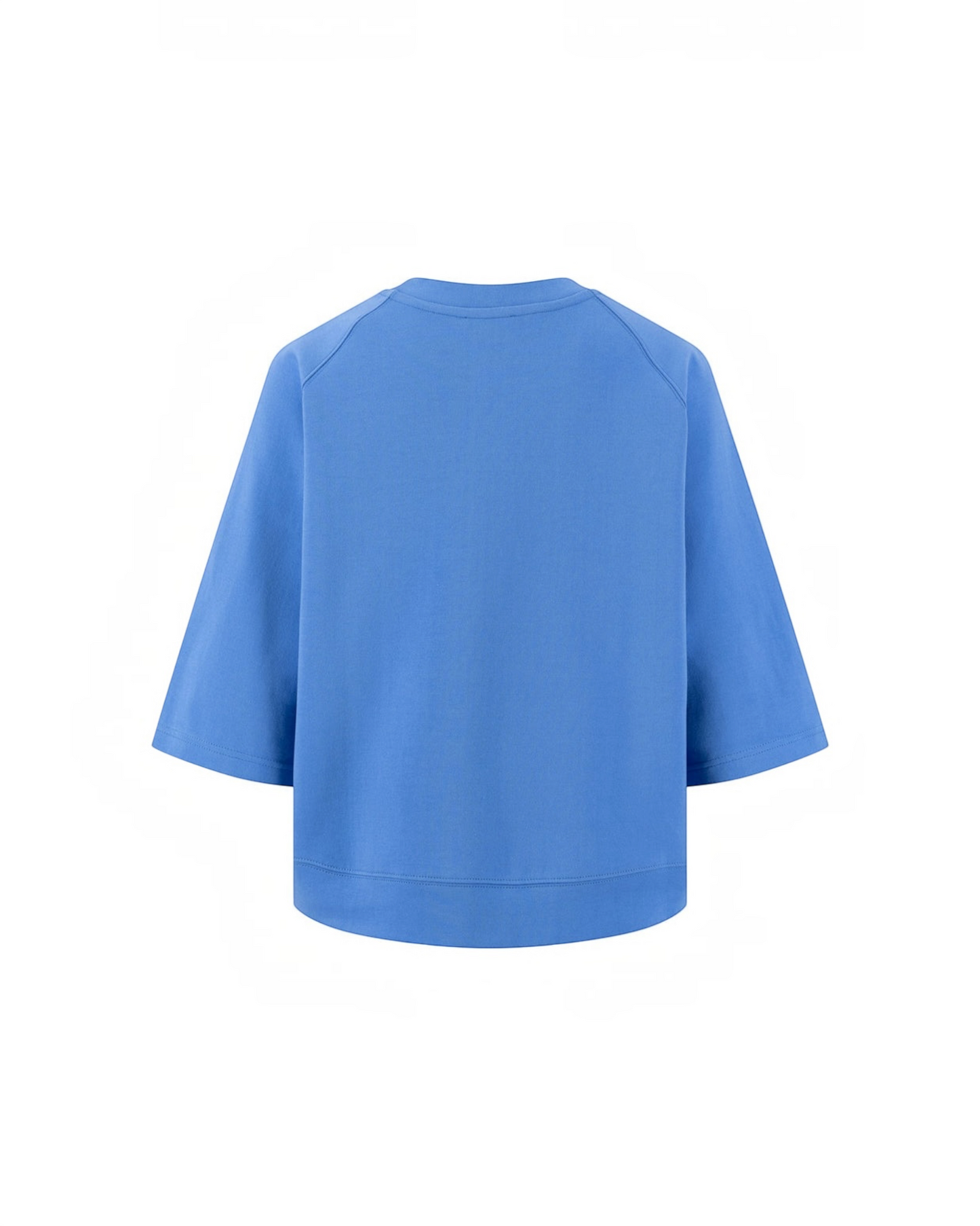 Fynch-Hatton dames sweatshirt Pacific Blue – 3/4 mouw