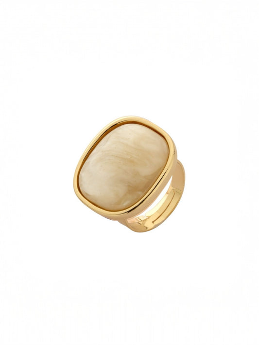 KRI3 ring beige - Les Cordes