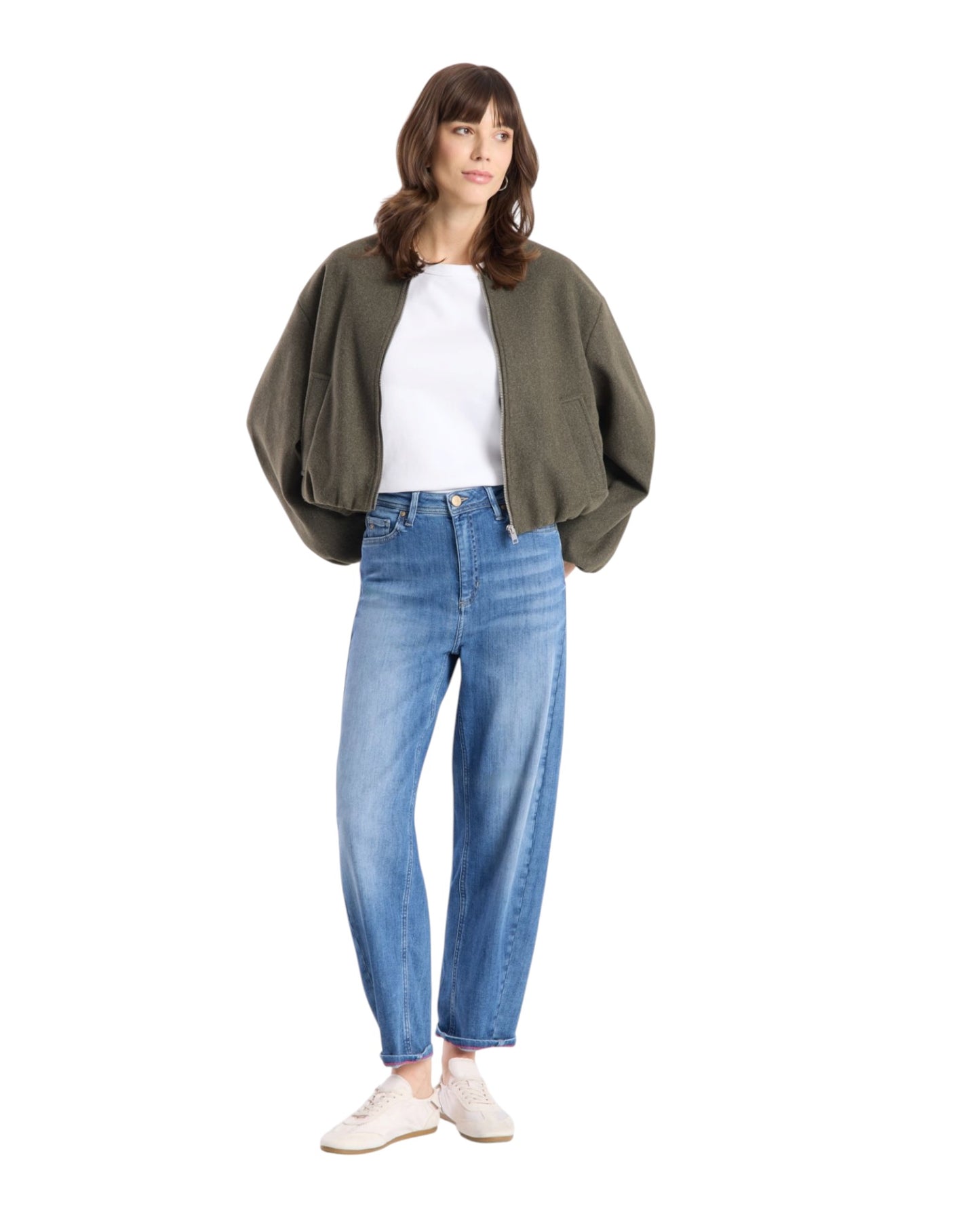 Raffaello Rossi Hanni 7/8 Jeans – Grijsblauw