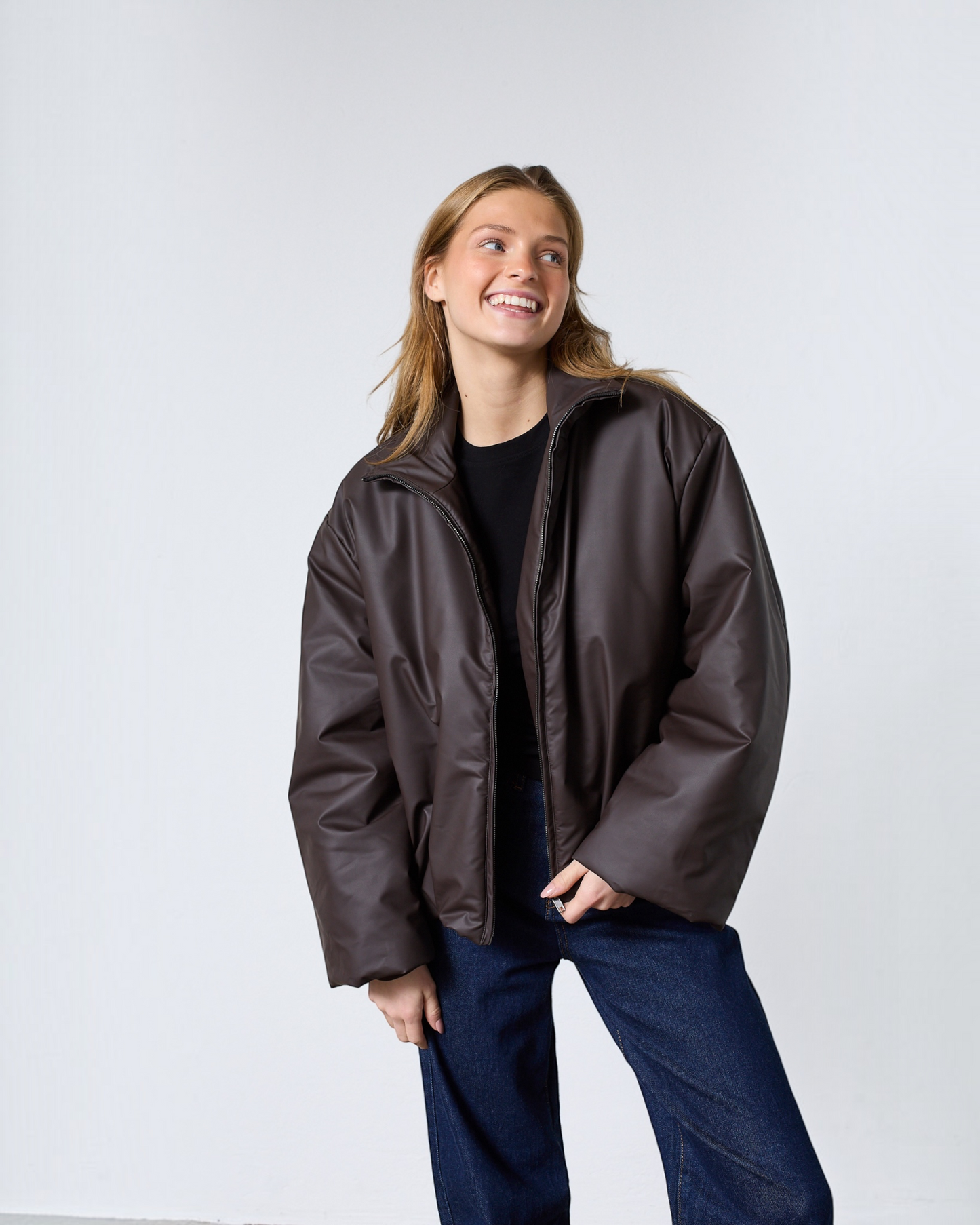 Sisterspoint DINITRI jas dames bruin – trendy tussenjas