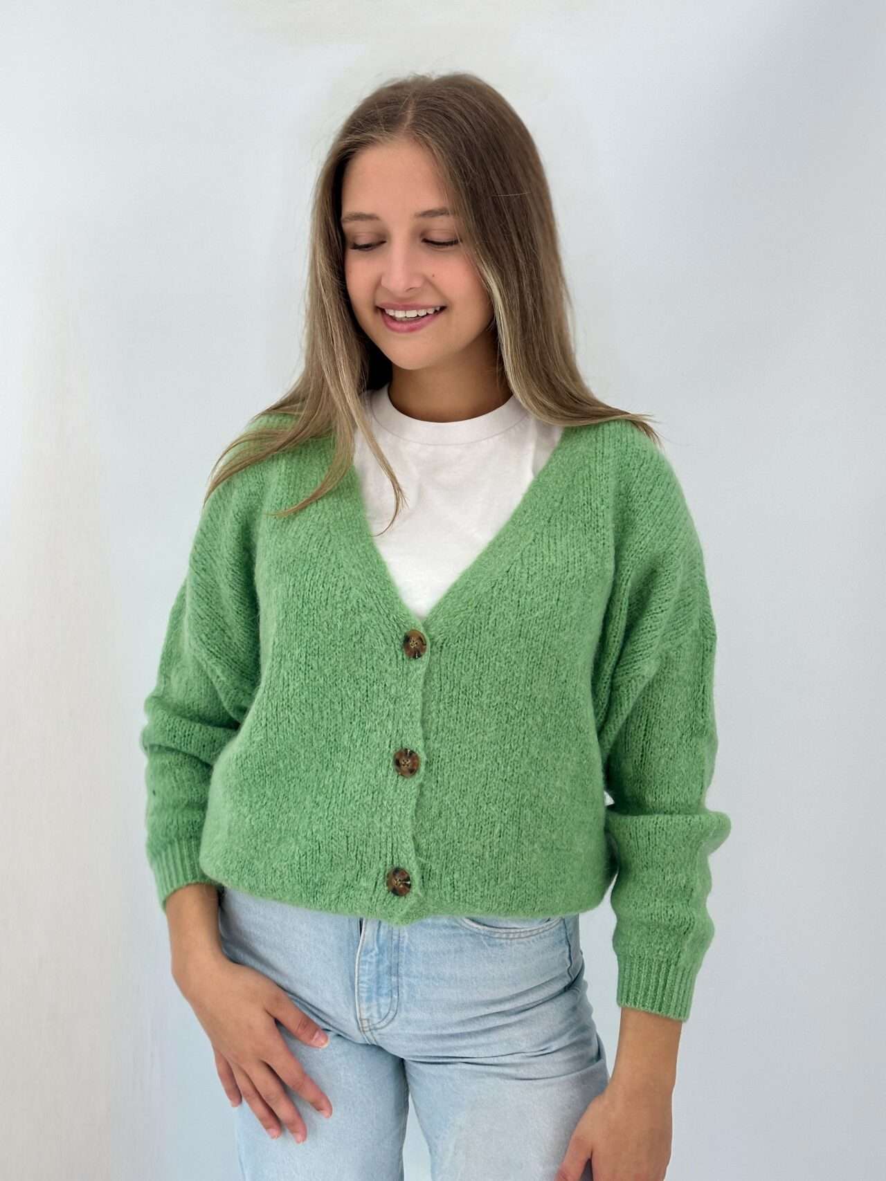 Gilet KATE met knopen - Kashmir - Bonita Avenue