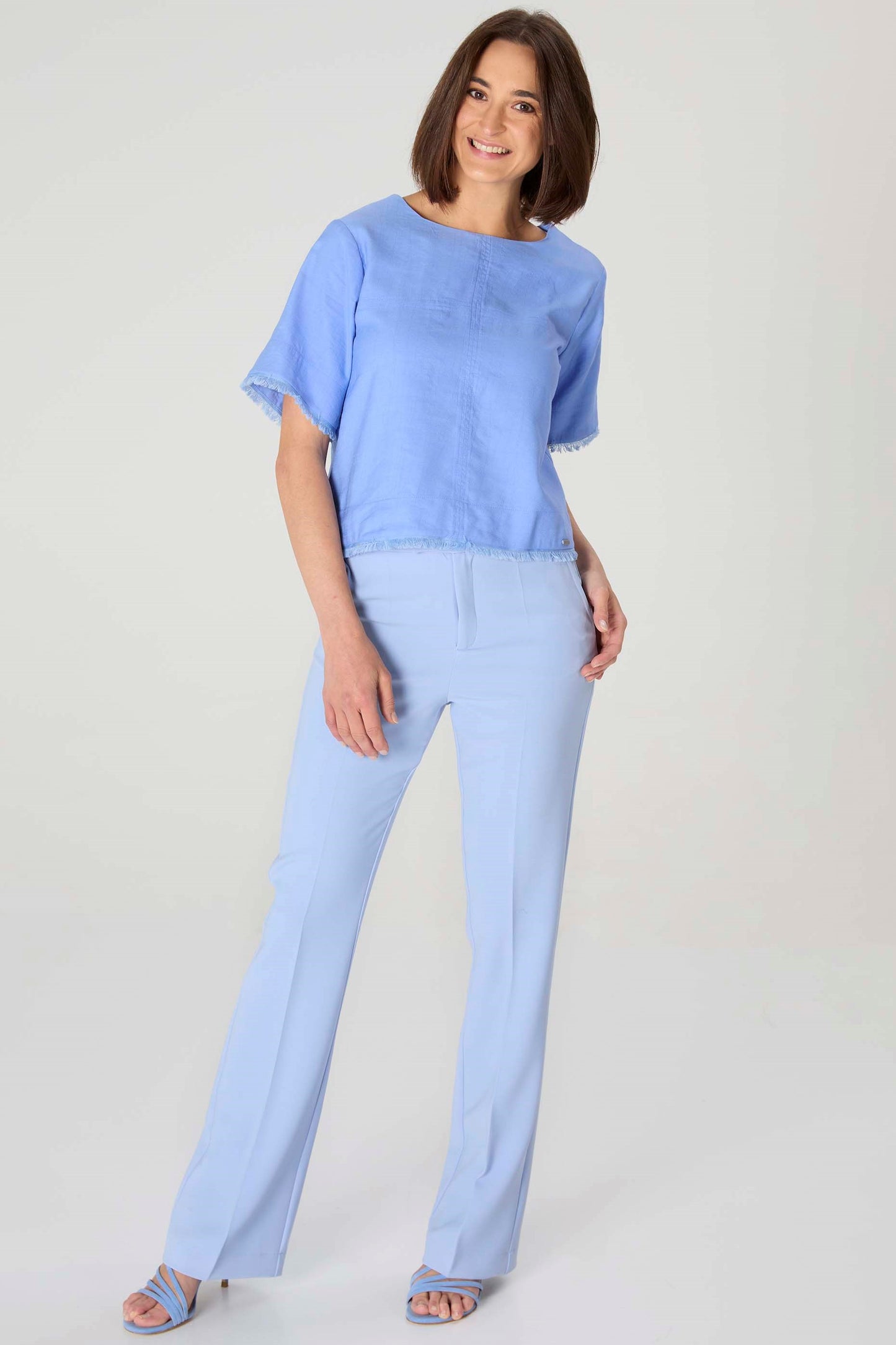 Lichtblauwe broek BETTY - Blue Bay