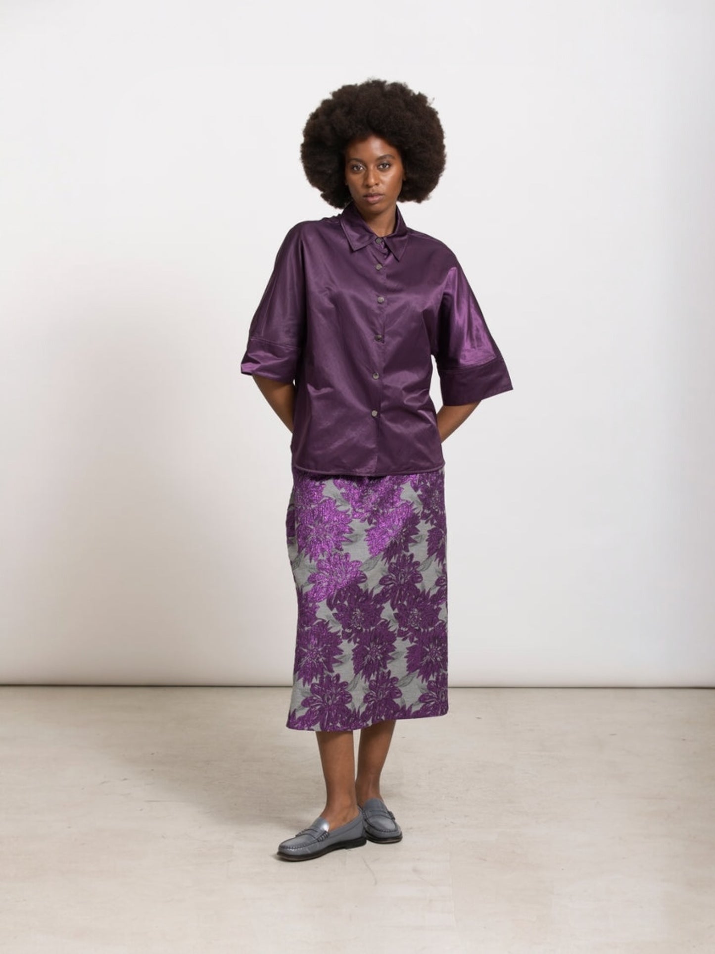 Gigue - TUA grijze rok met print