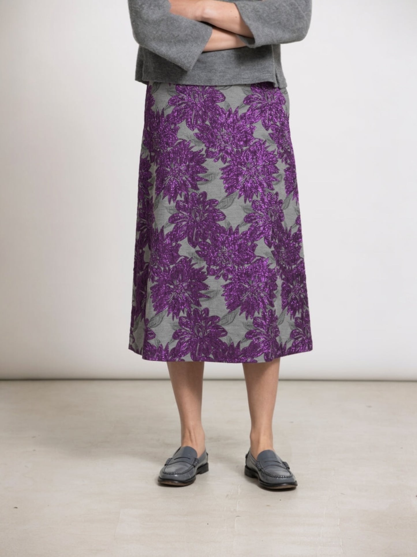 Gigue - TUA grijze rok met print