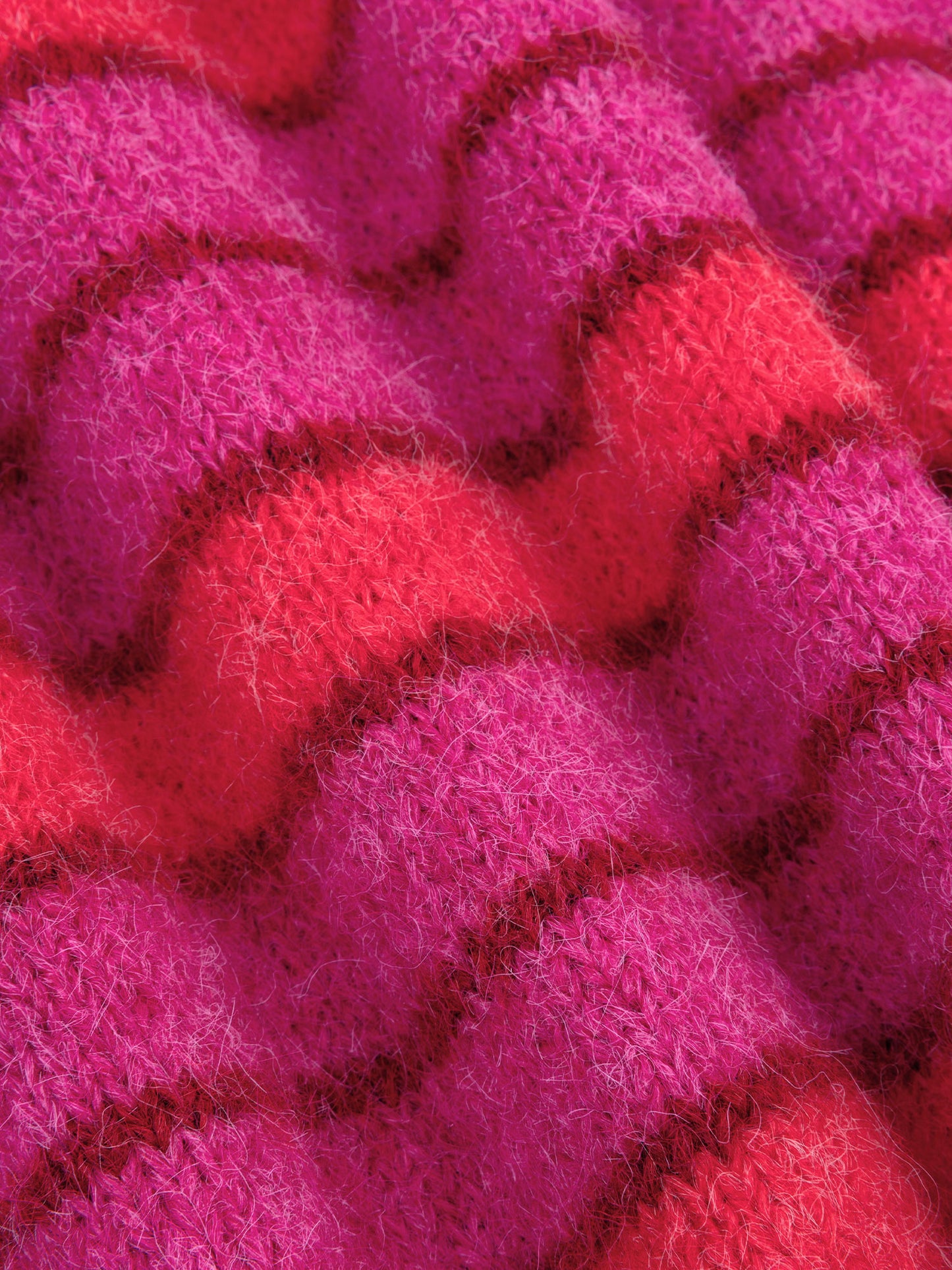 Ydence - KNITTED SWEATER ARIA | FUCHSIA/RED