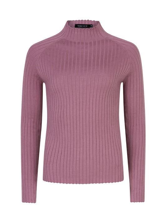 Ydence - knitted top KIT | MAUVE