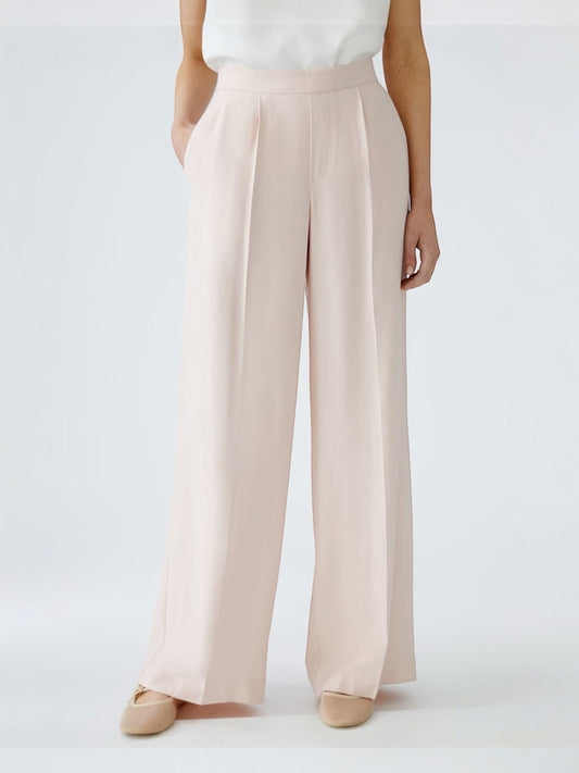 Roze broek wijde benen (92043) - Oui