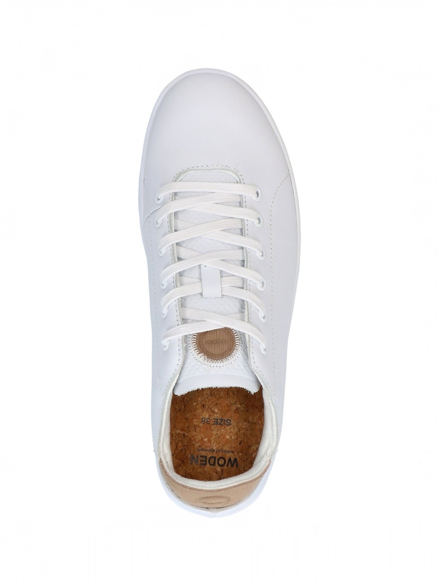 Woden Jane Leather Witte Sneakers