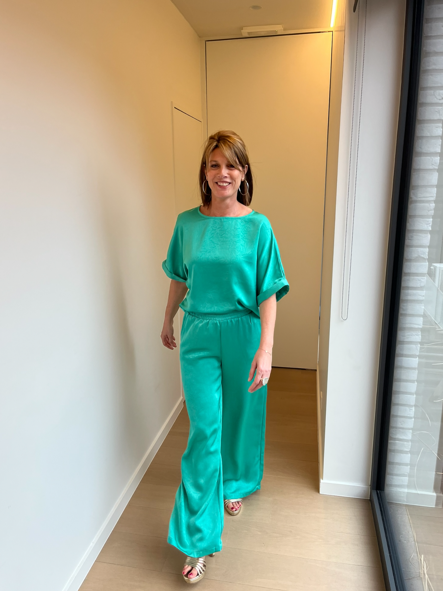 Ydence - broek WENDY groen