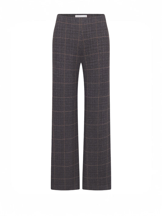 Raffaello Rossi - cropped broek ruit flanel Elaine