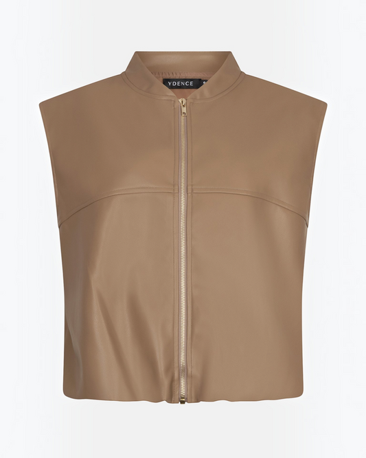 Ydence Gilet Inez Taupe