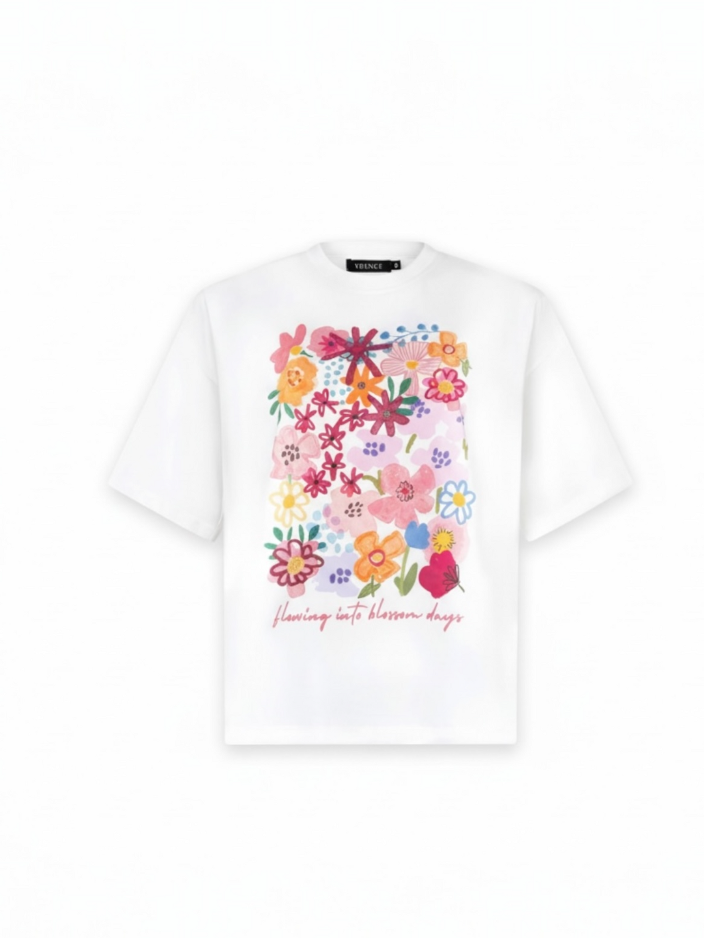 Ydence - witte t-shirt Blossom Days