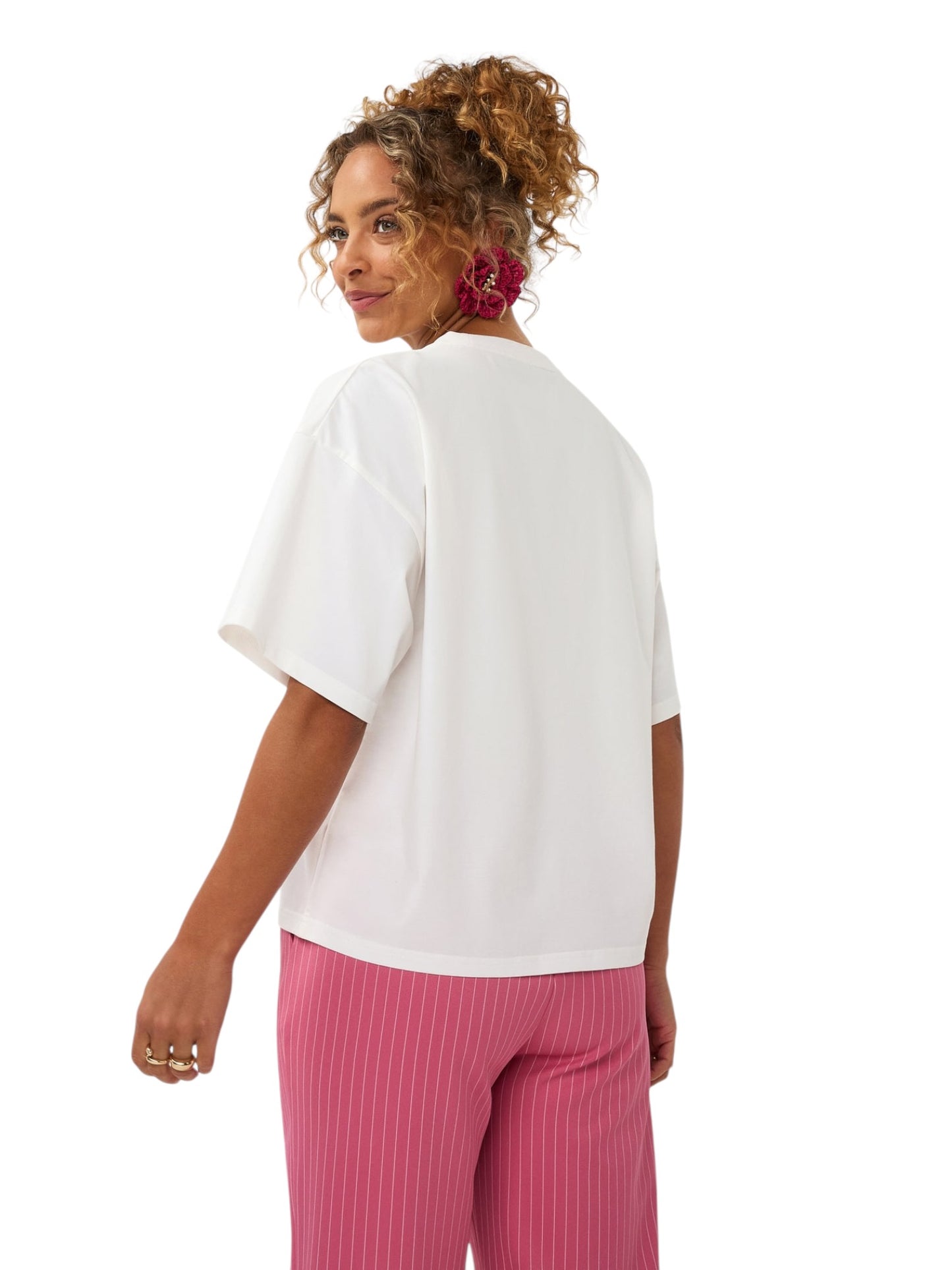 Ydence - witte t-shirt Blossom Days