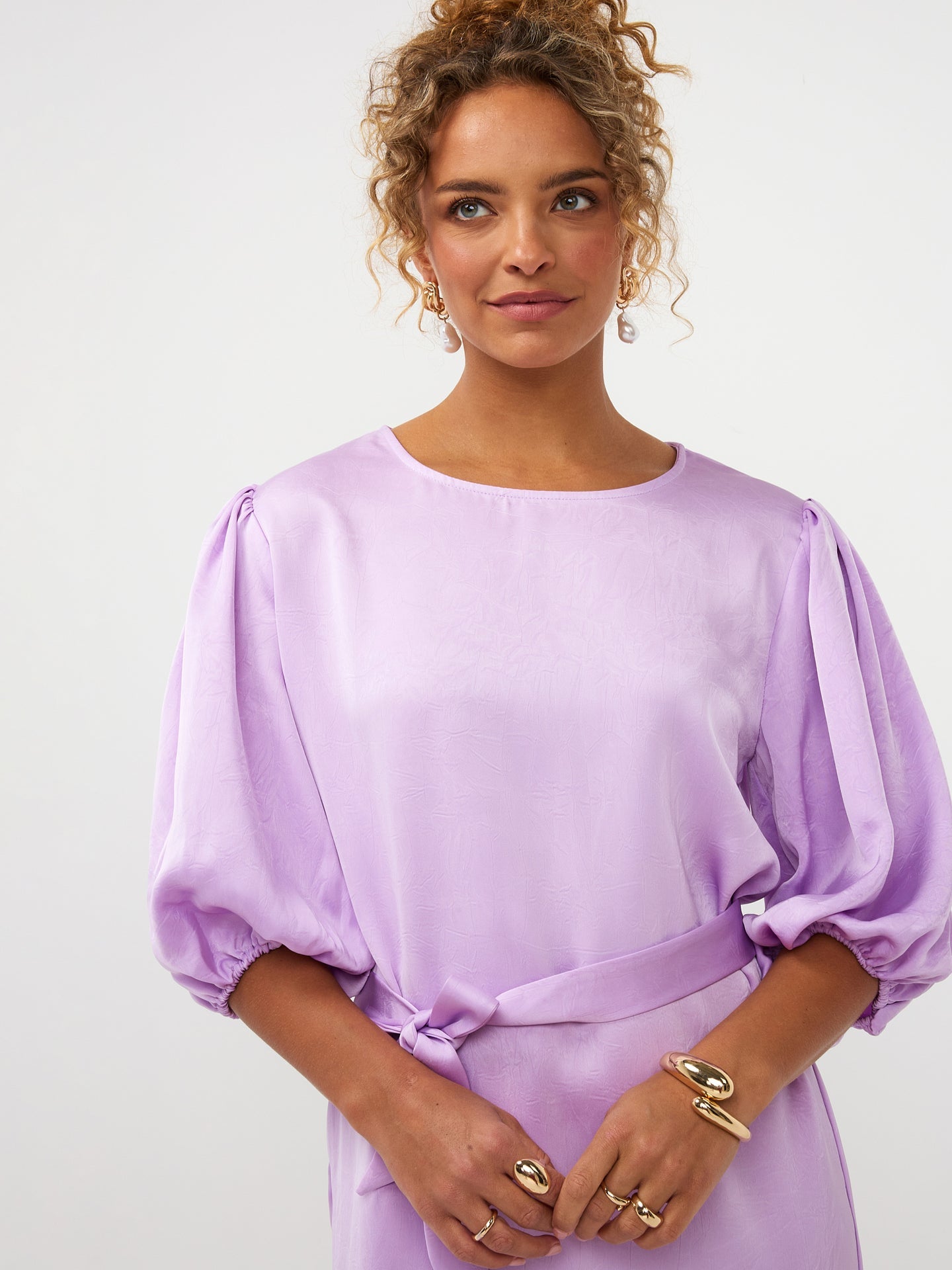 Ydence - jurk Nienke violet