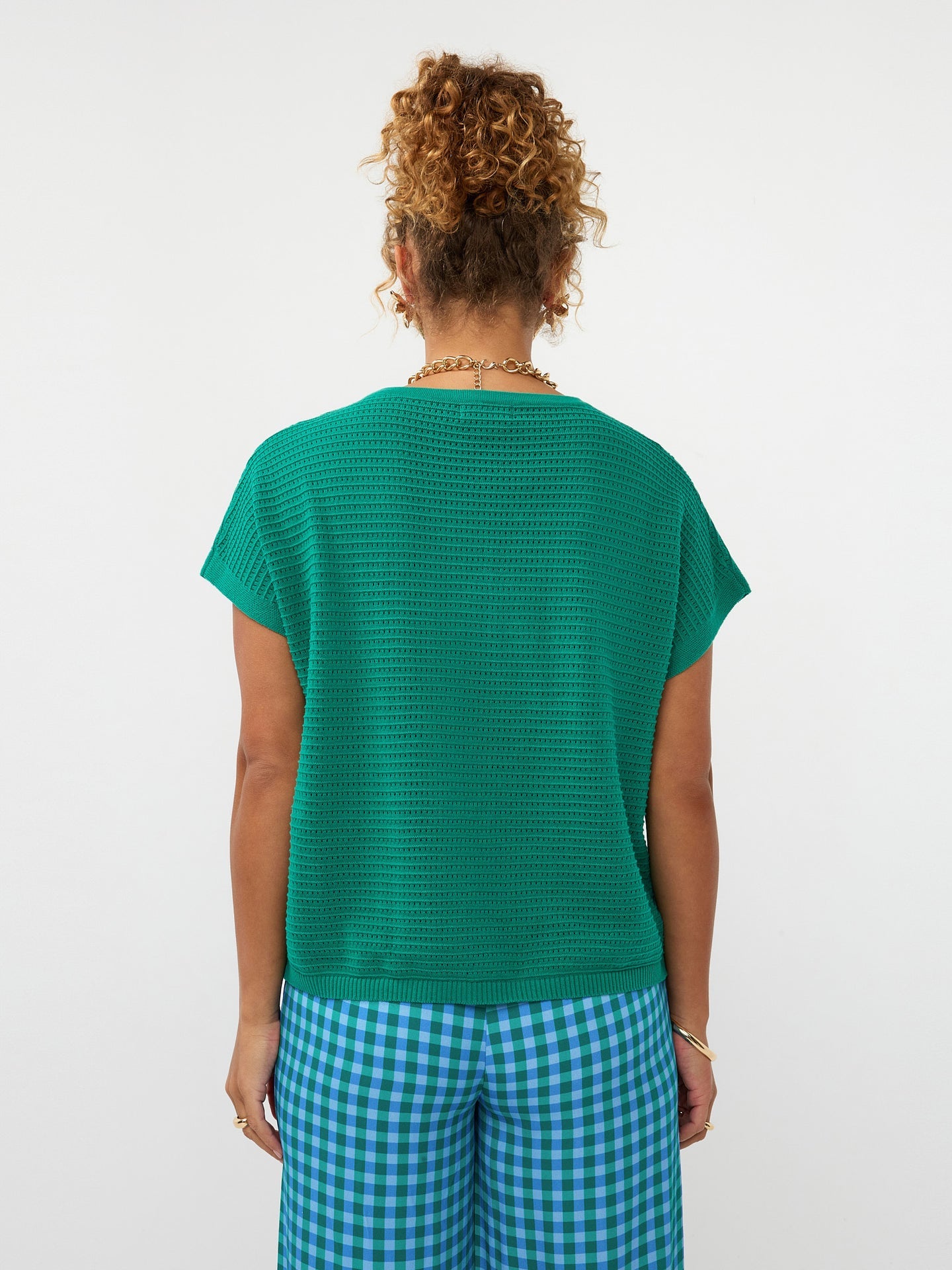 Ydence - gilet/pull ELIN groen