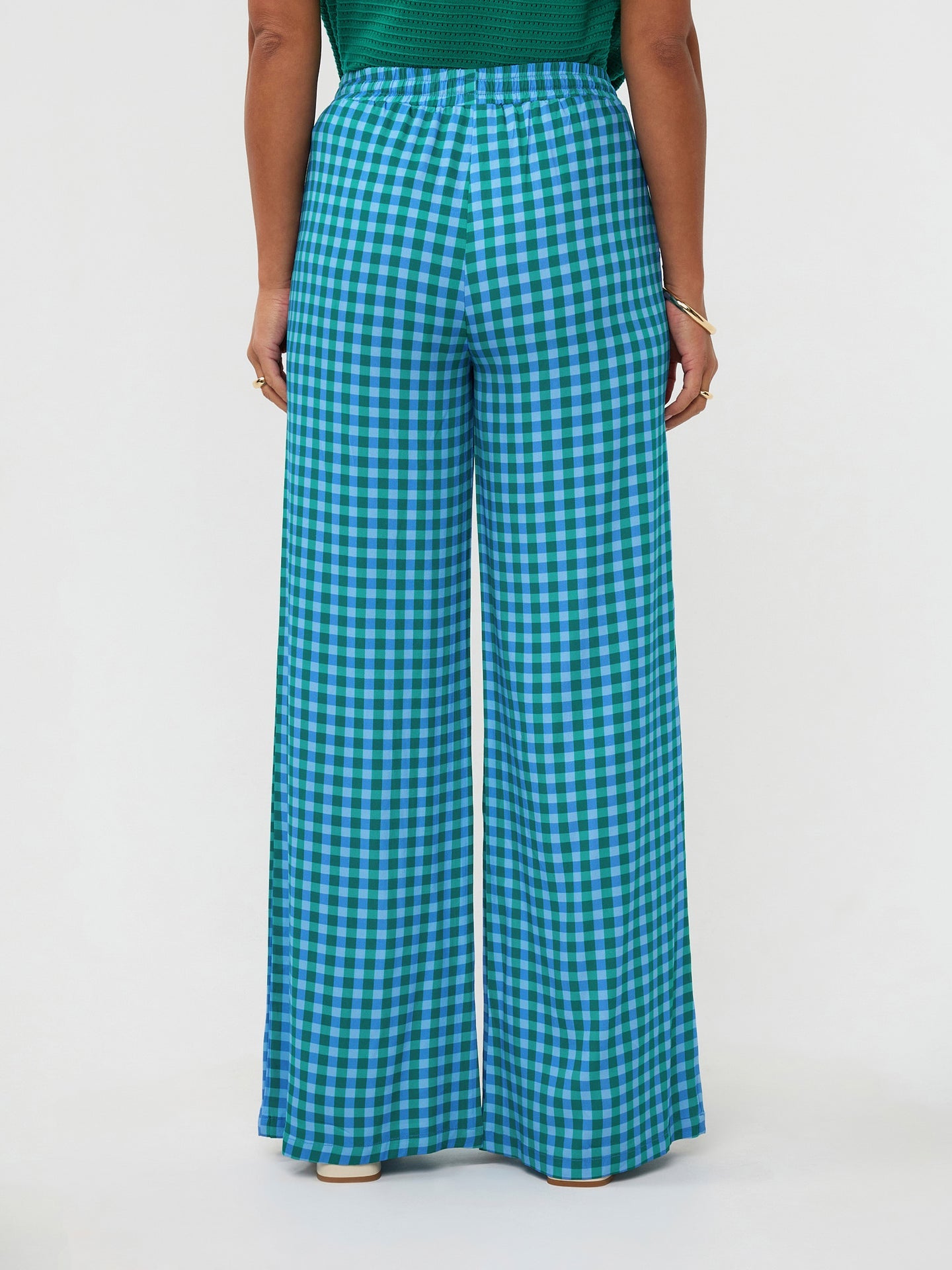 Ydence - broek KATE groen/blauw