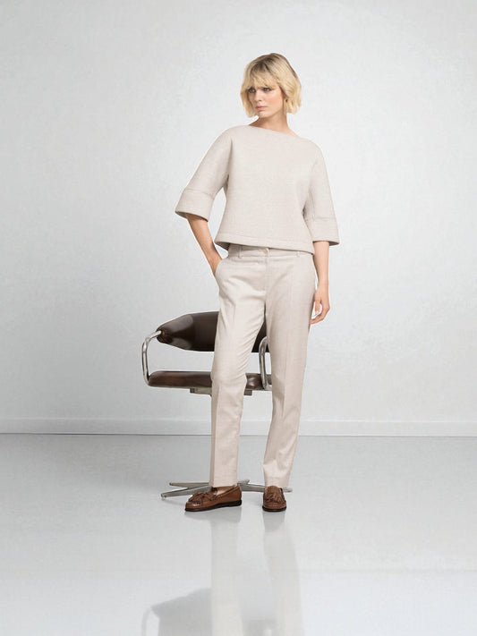 RIVOLI smallere broek beige - Gigue