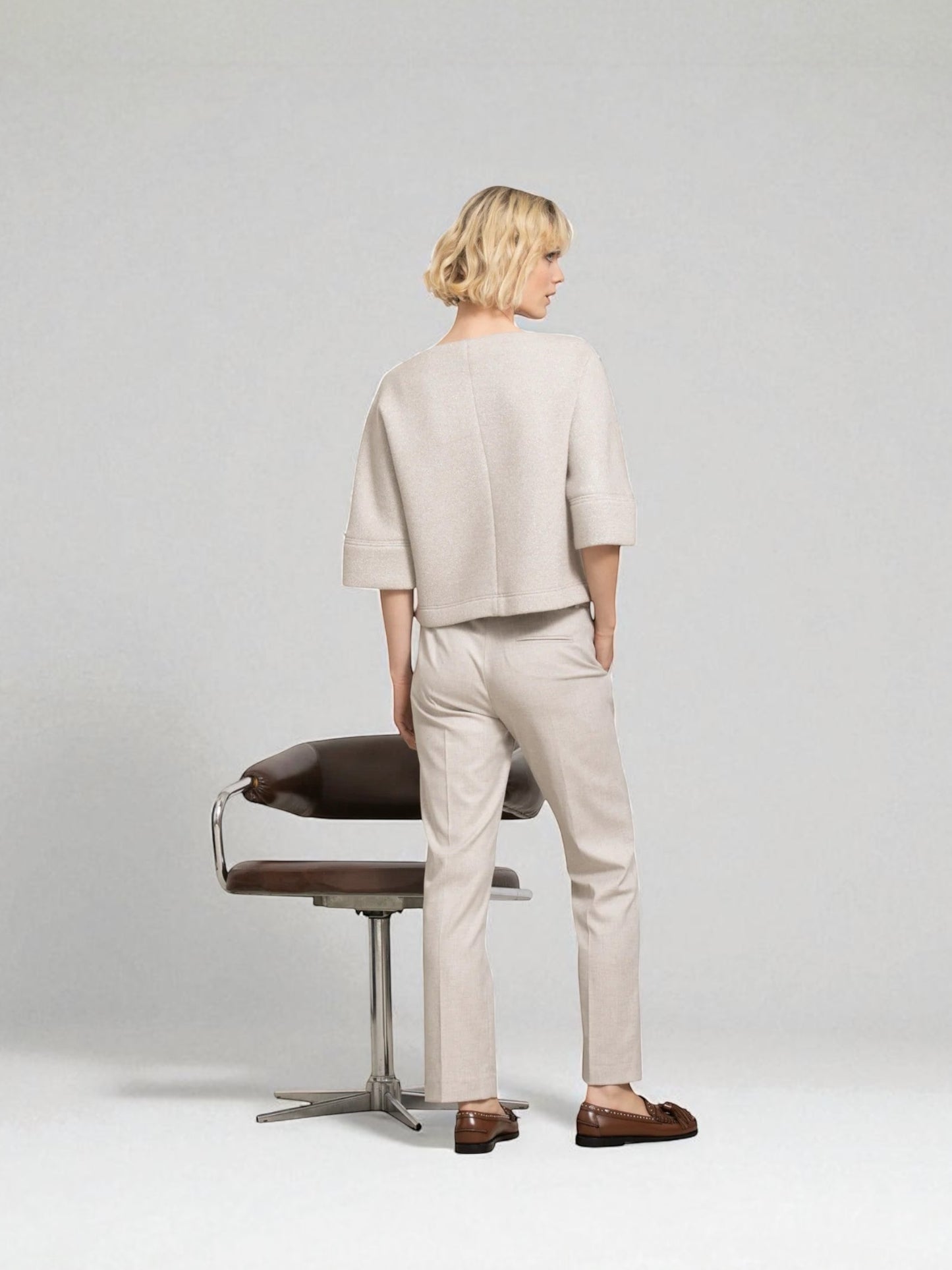 RIVOLI smallere broek beige - Gigue