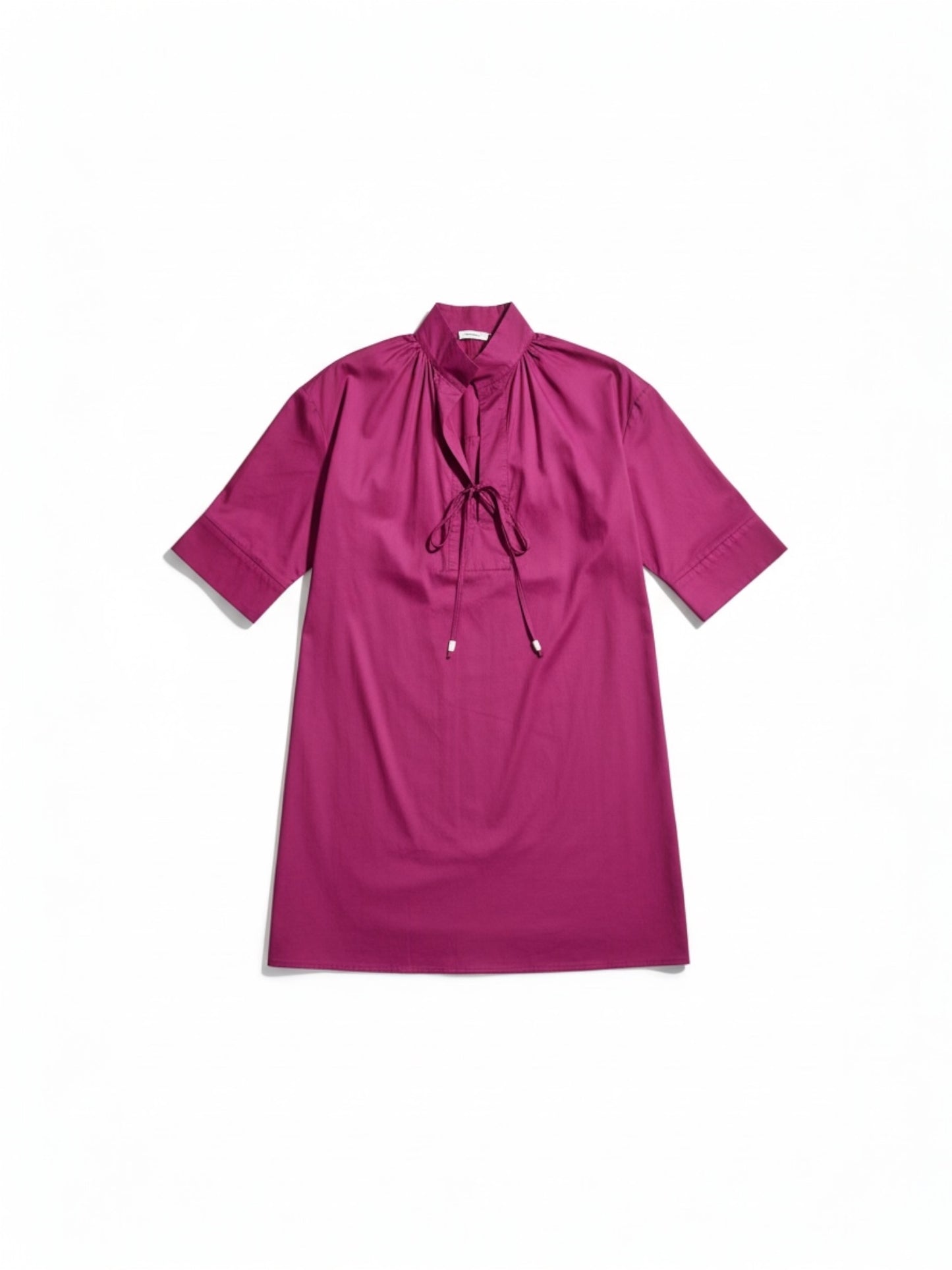 Lalotti - A-lijn jurk uit katoen ORPHELIE SHORT - plume